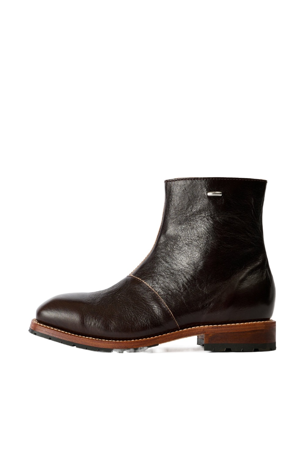 Our Legacy Square Toe Ankle Boots In Brown