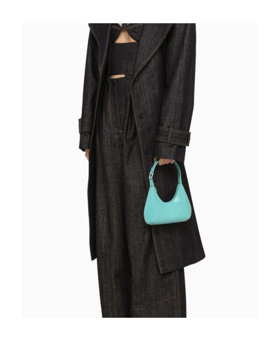 By Far Logo Handbag In Blue
