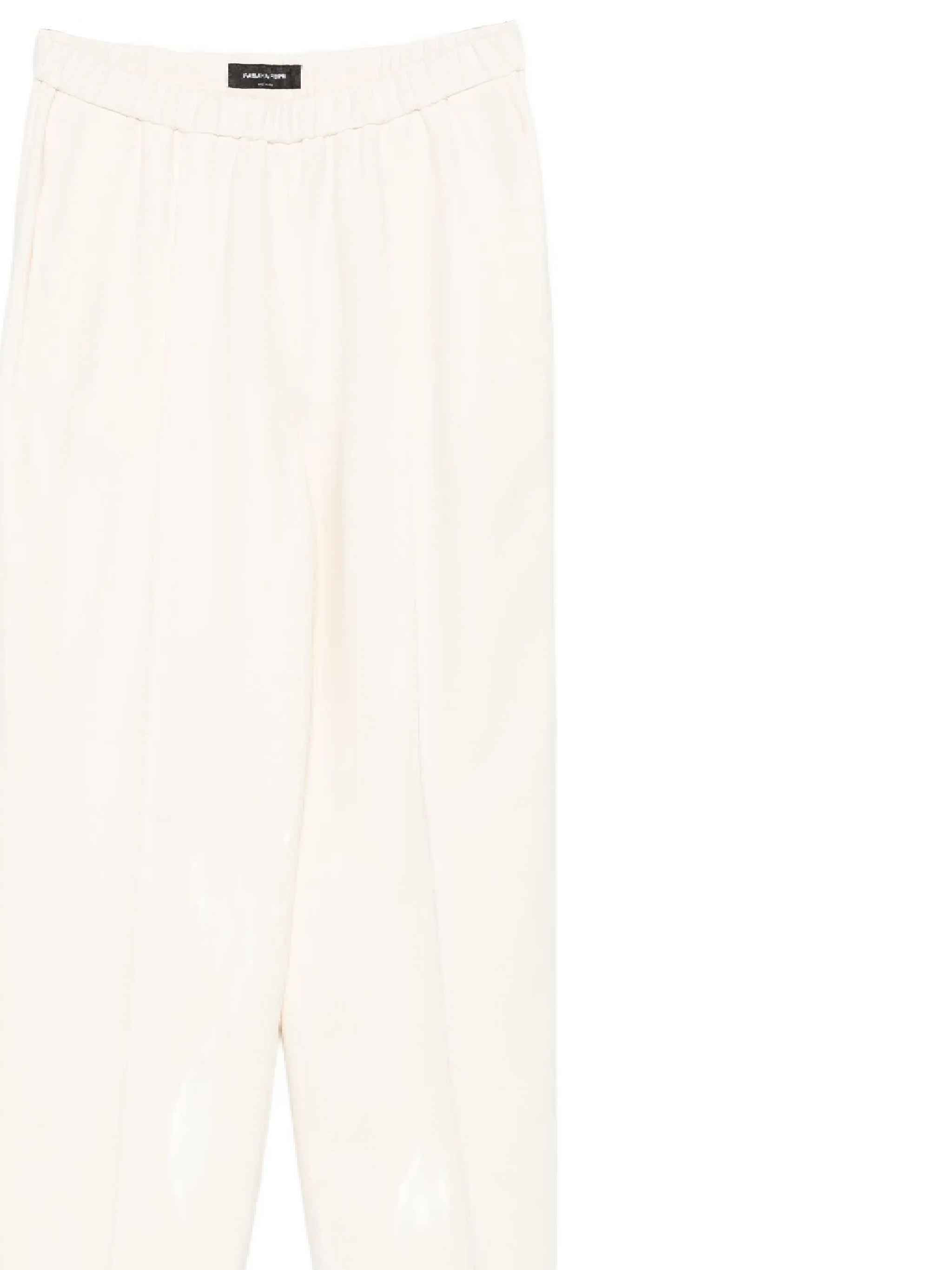 Fabiana Filippi Elastic Waist Casual Pants In White