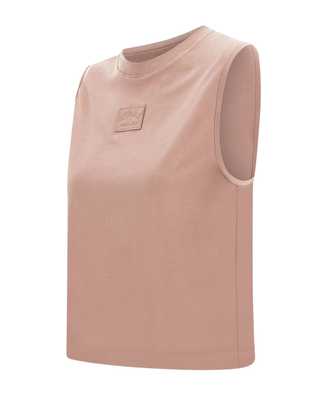 Iceberg Round-neck Vest In Pink