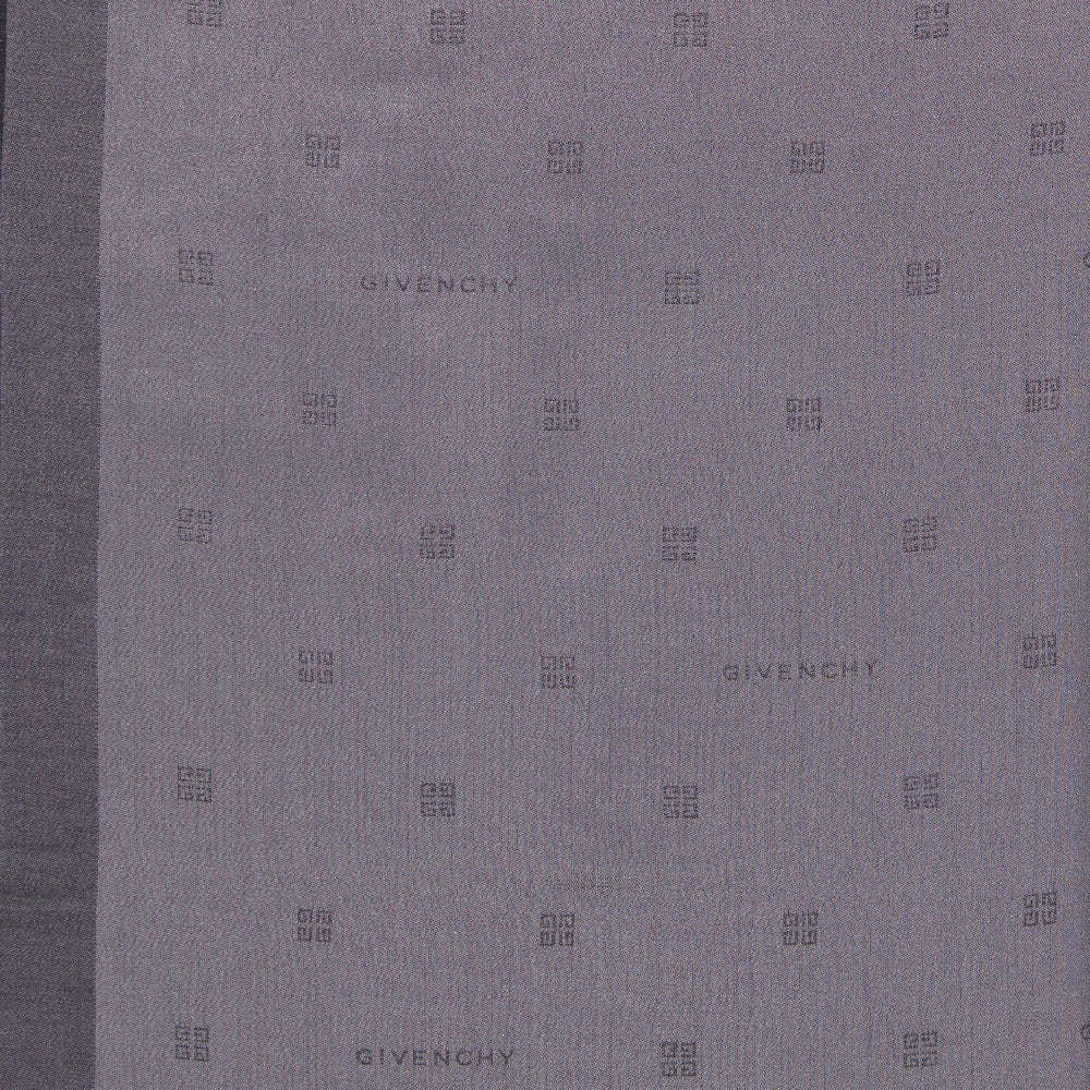 Givenchy Logo Scarf In Gray