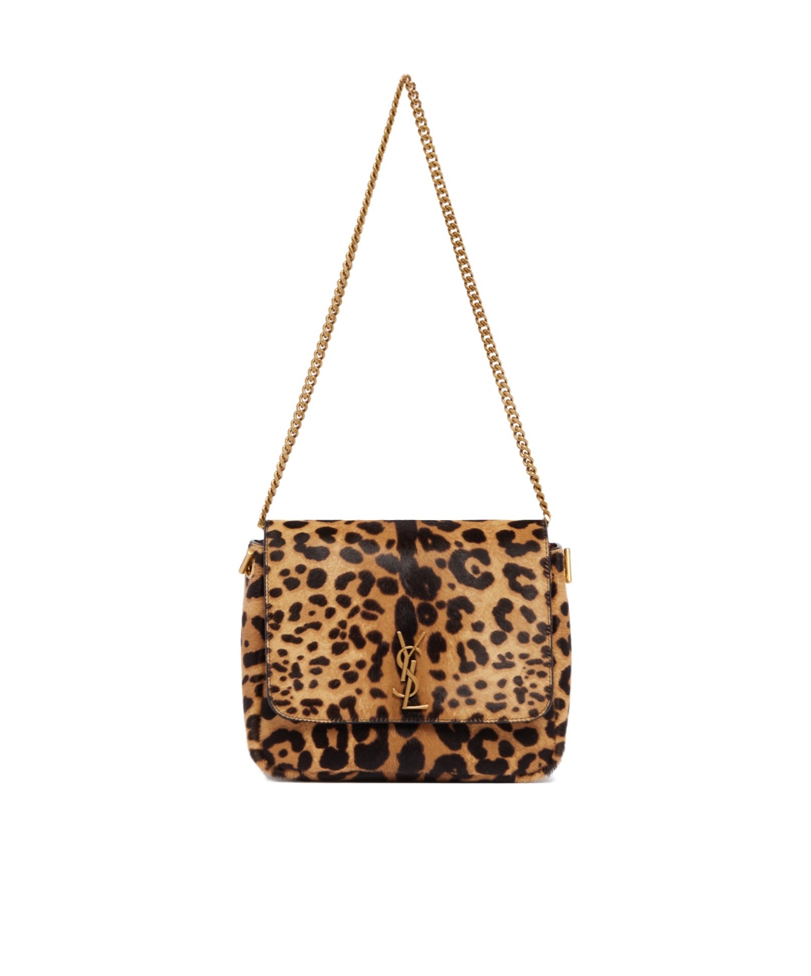 Saint Laurent Flap Shoulder Bag In Brown