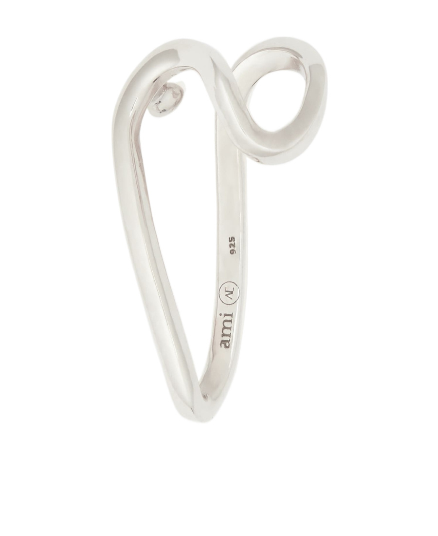 Ami Alexandre Mattiussi Ami X Alan Crocetti Abstract Heart-shaped Earrings In White
