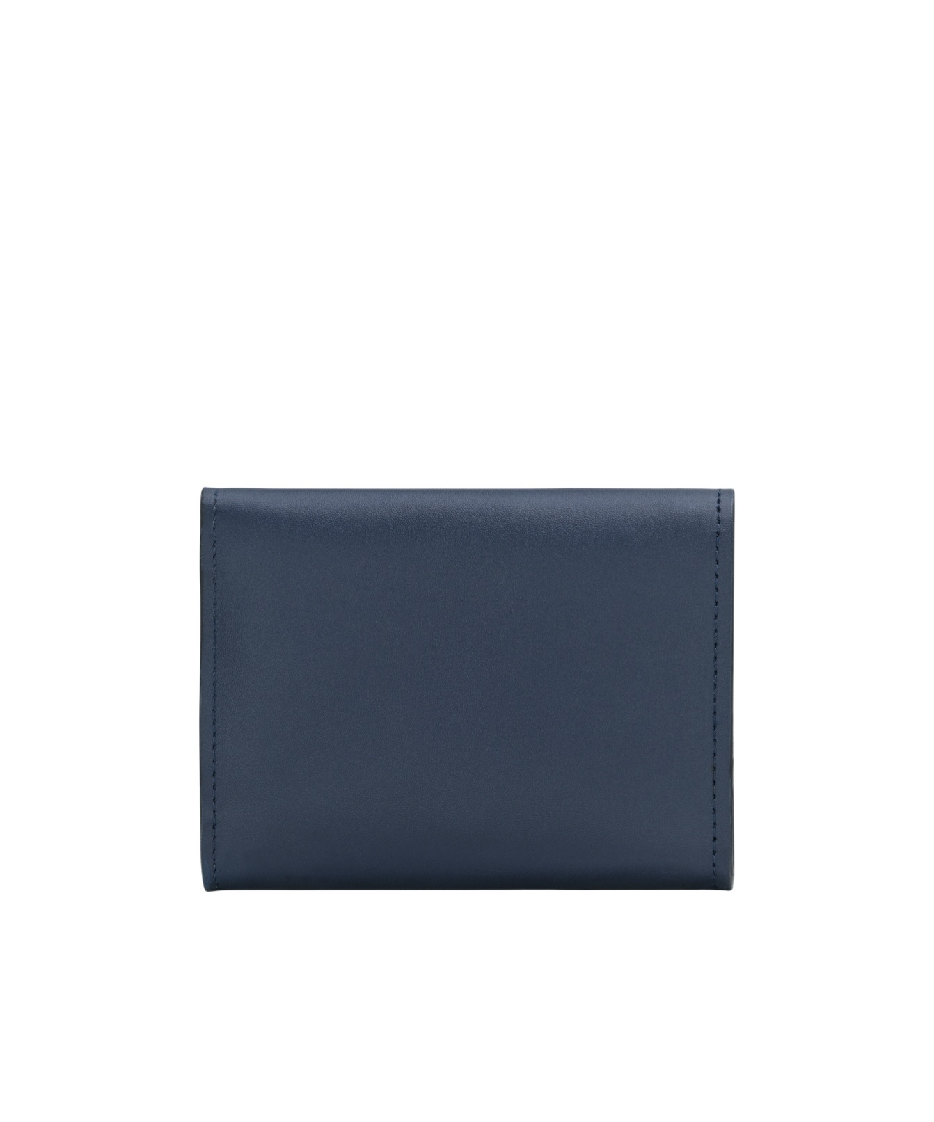 Longchamp Logo-embossed Compact Wallet In Blue