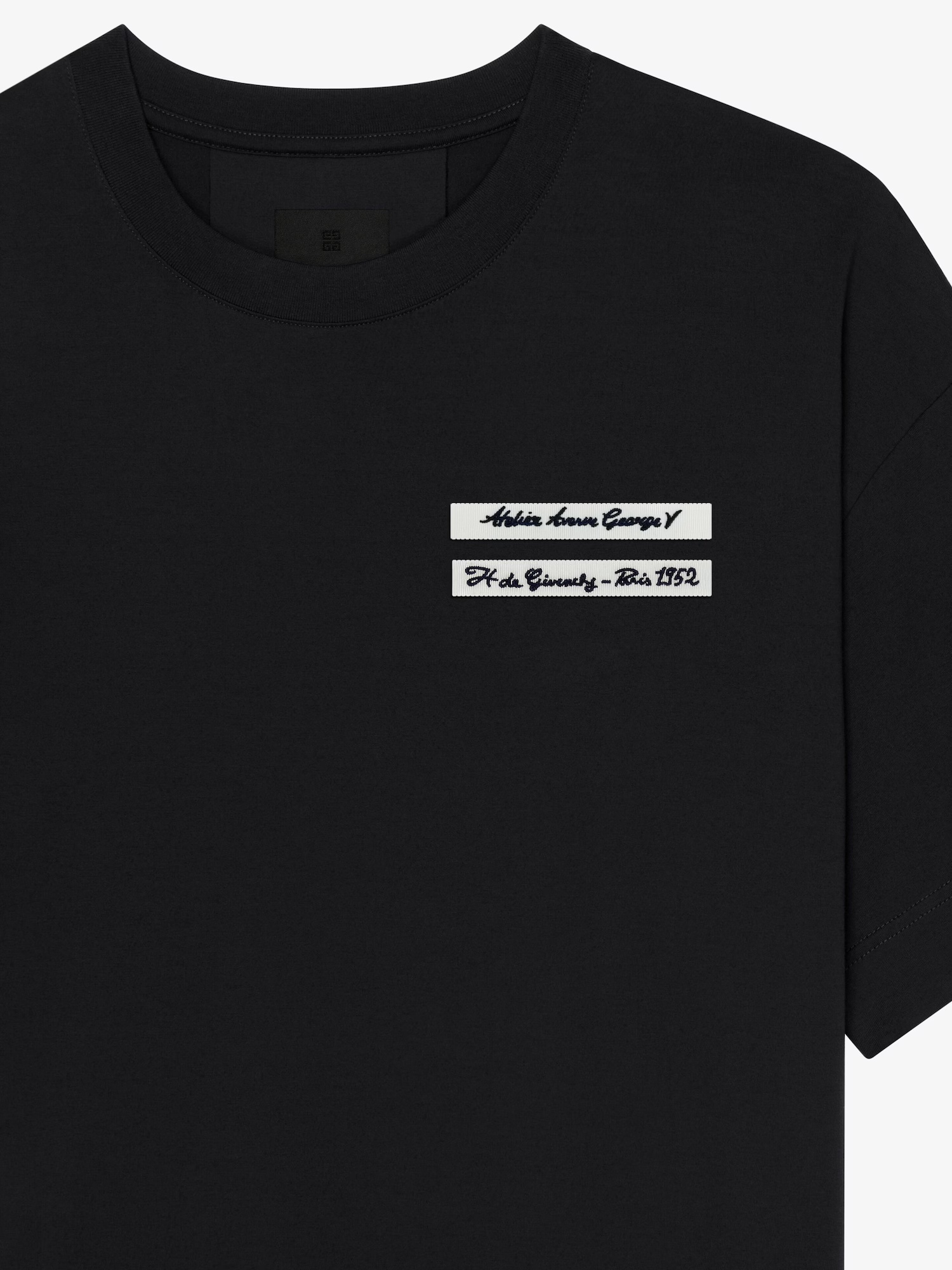 Givenchy Crewneck Short-sleeve T-shirt In Black