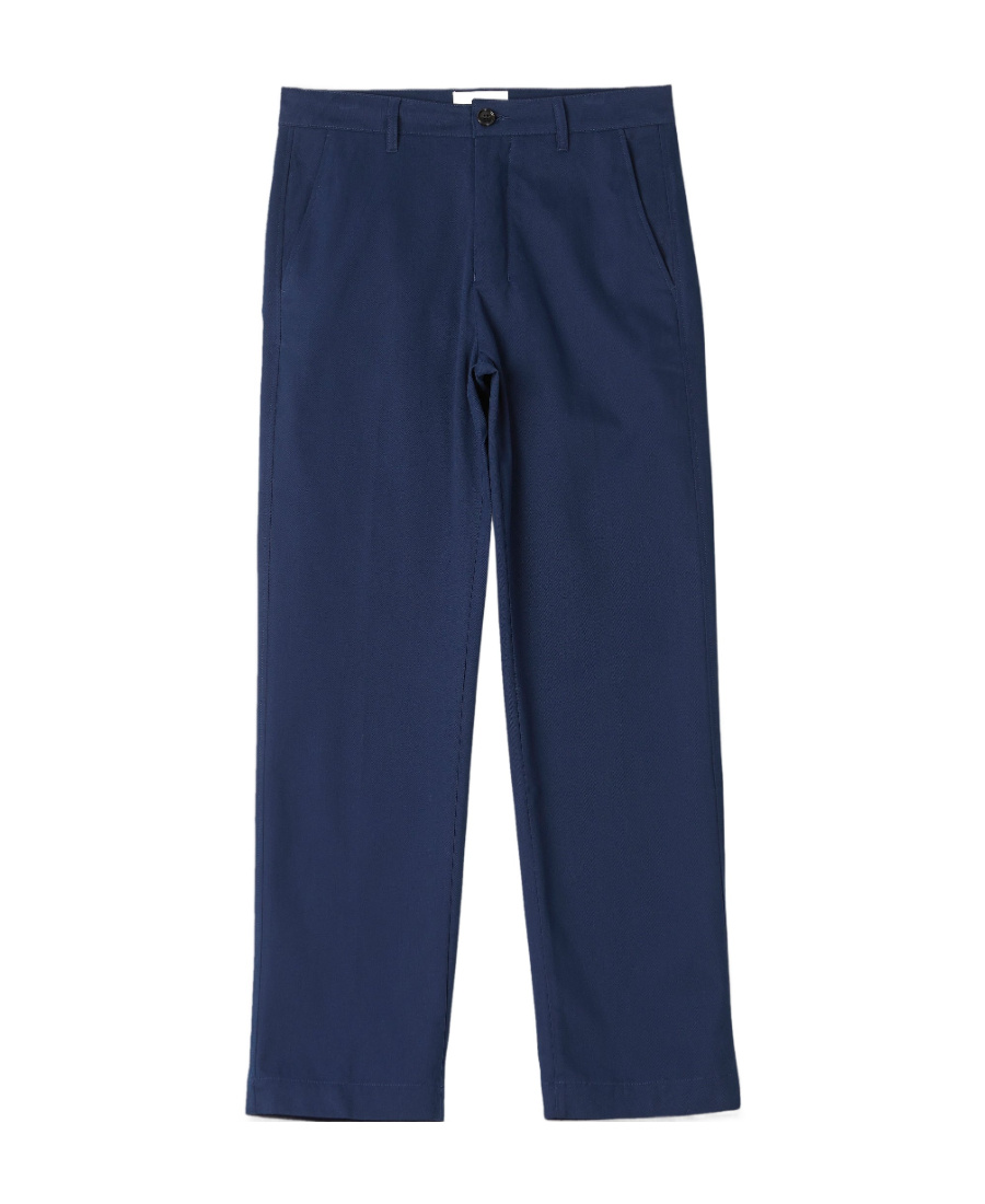 Shop Ami Alexandre Mattiussi Ami Paris Alexandre Mattiussi Straight-leg Trousers In Blue