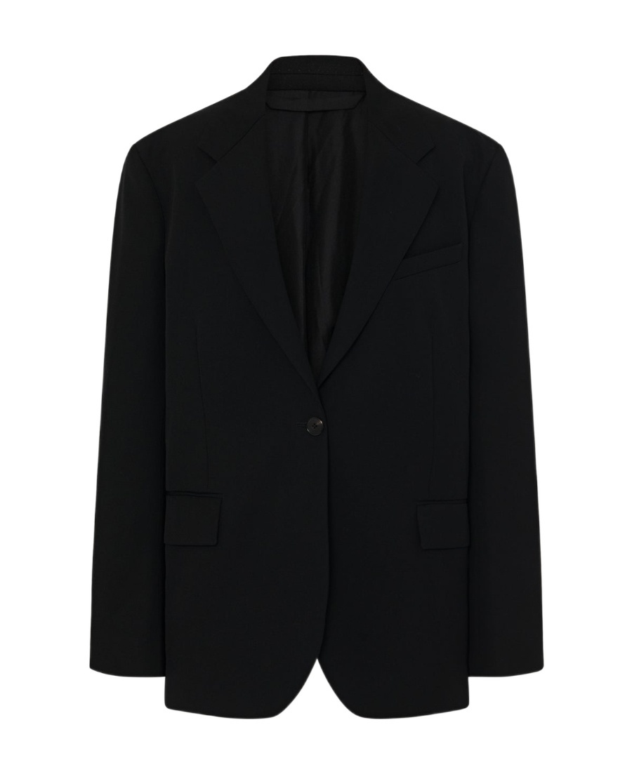 The Row Viper Single-breasted Blazer In Black