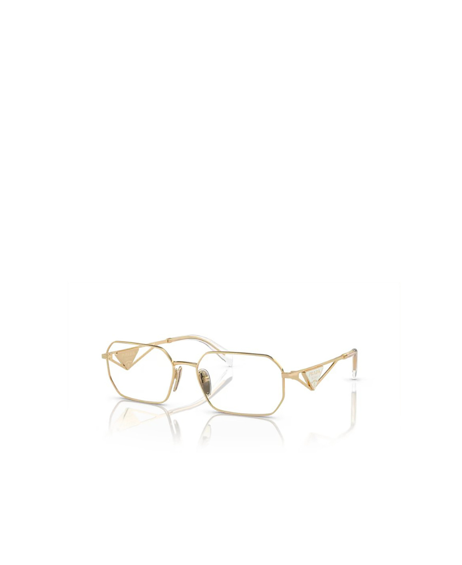 Prada Geometric-frame Glasses In Nude