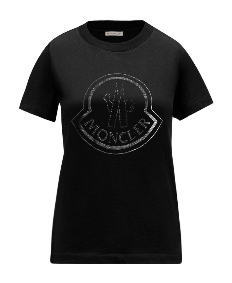 Moncler Short-sleeve T-shirt In Black