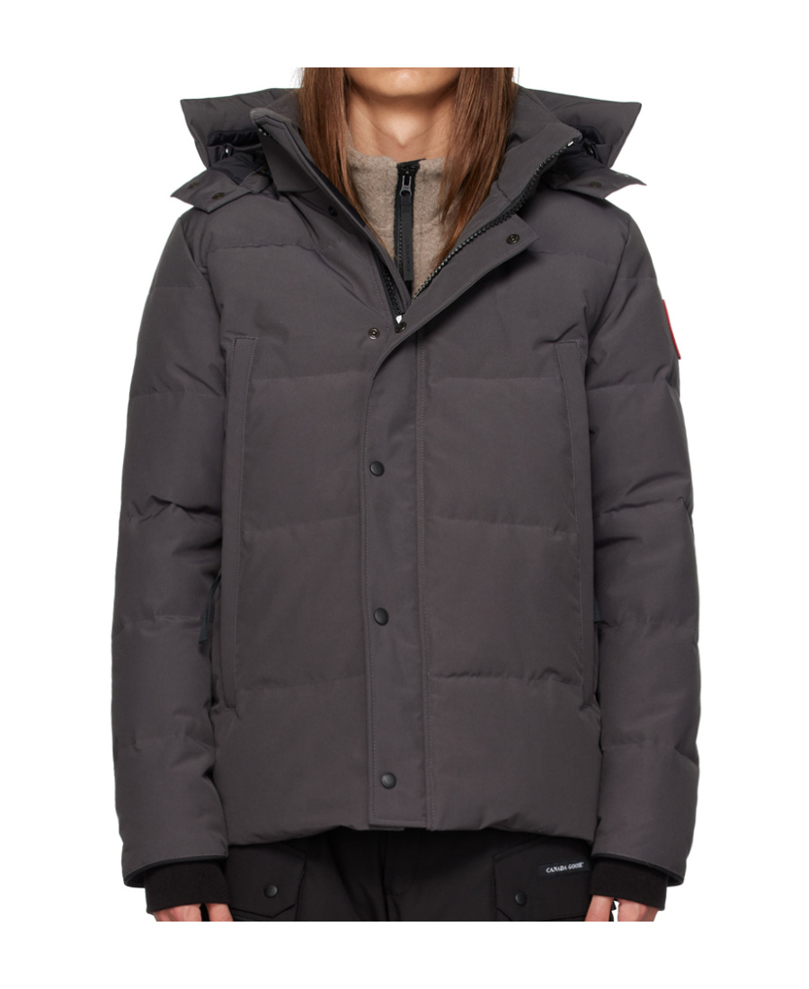 Canada Goose Wyndham Zipper Down Jacket In Black