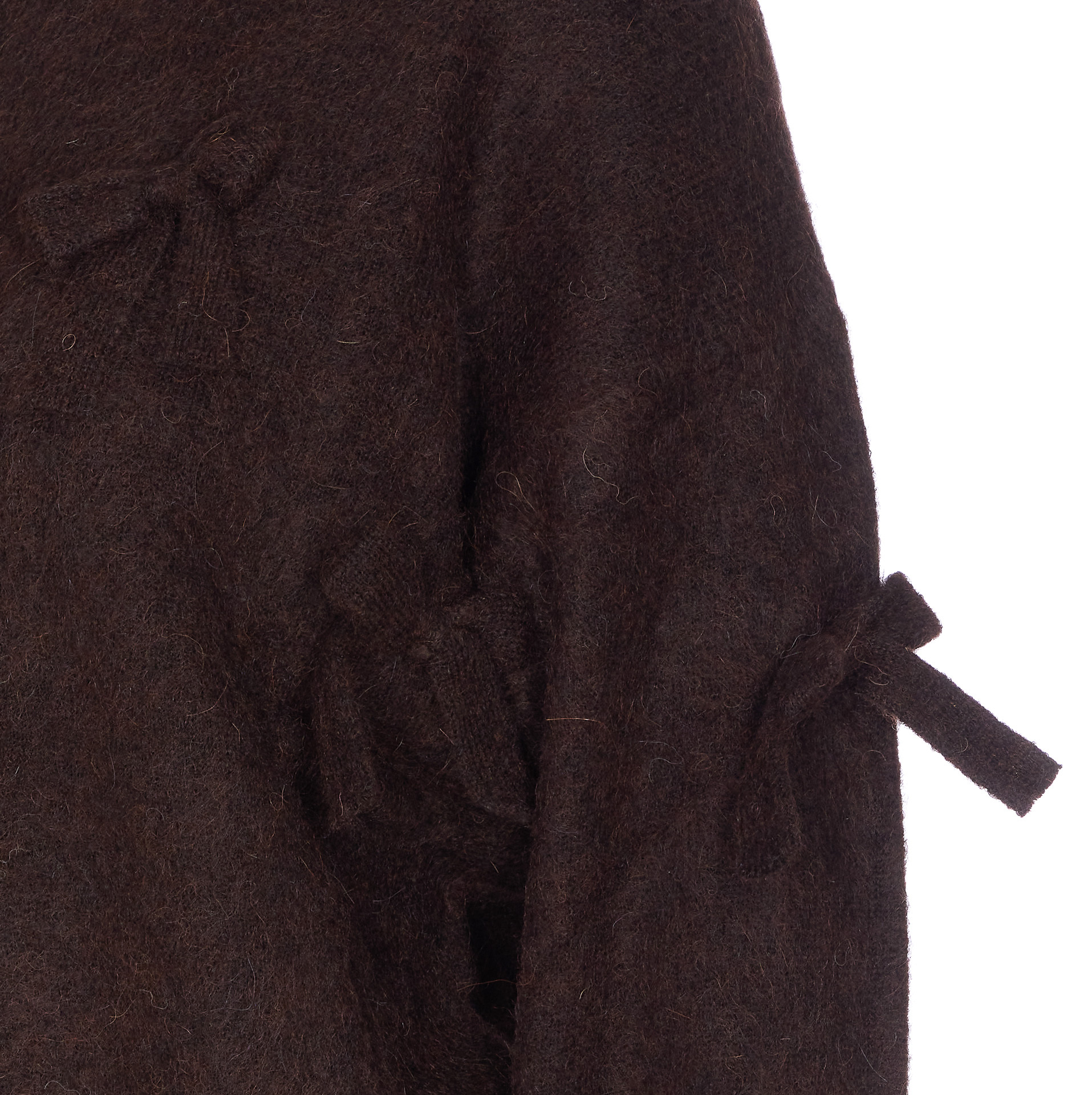 Aniye By Knitted Zip-up Casual Jacket In Burgundy