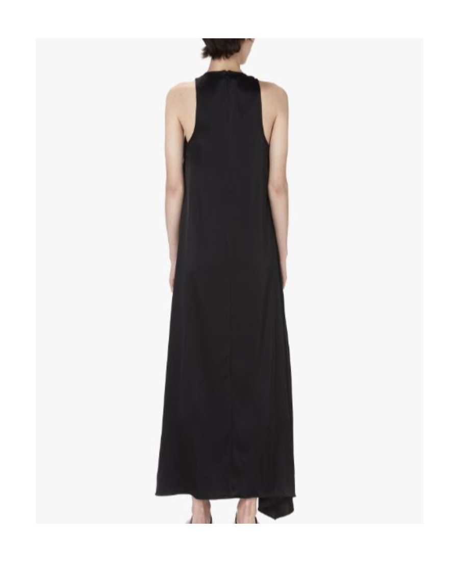 Jw Anderson Asymmetrisches Midikleid In Black