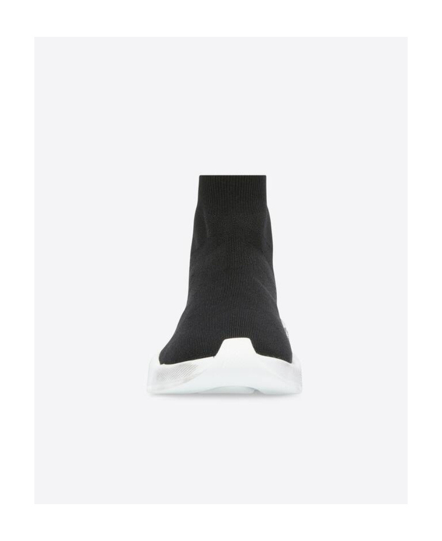 Shop Balenciaga Sneakers Speed 2.0 Graffiti In Maglia Riciclata Da Donna In Nero In Black