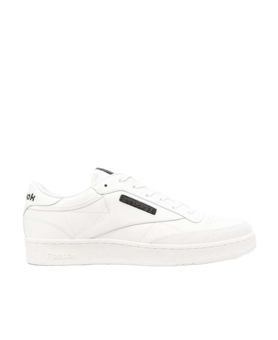 Reebok Suede And Fabric Club C Low-top Sneakers With Contrast Detai In White