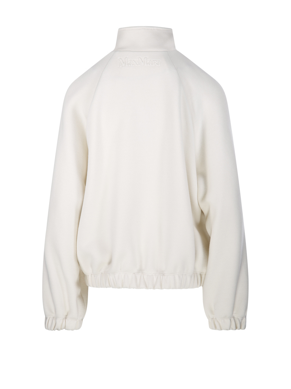 Max Mara Long-sleeved Casual Jacket In White