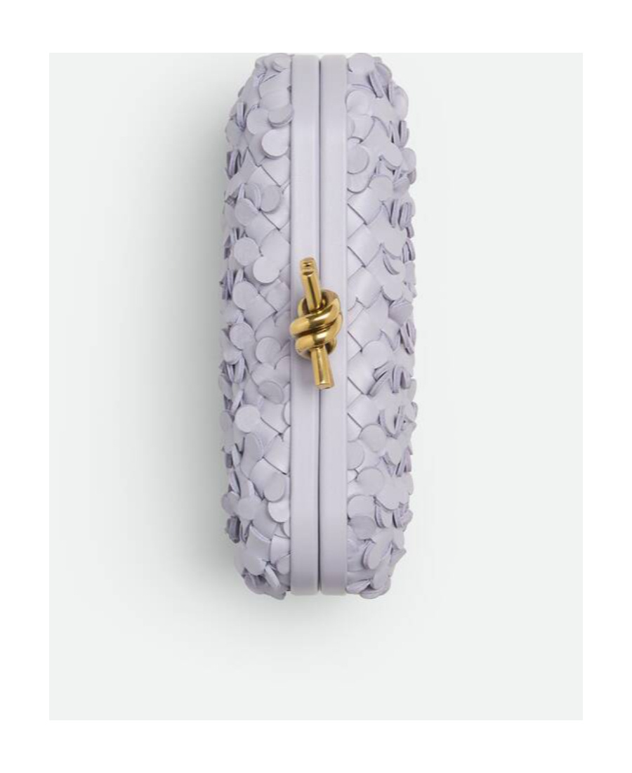 Bottega Veneta Knot Dinner Bag In Purple