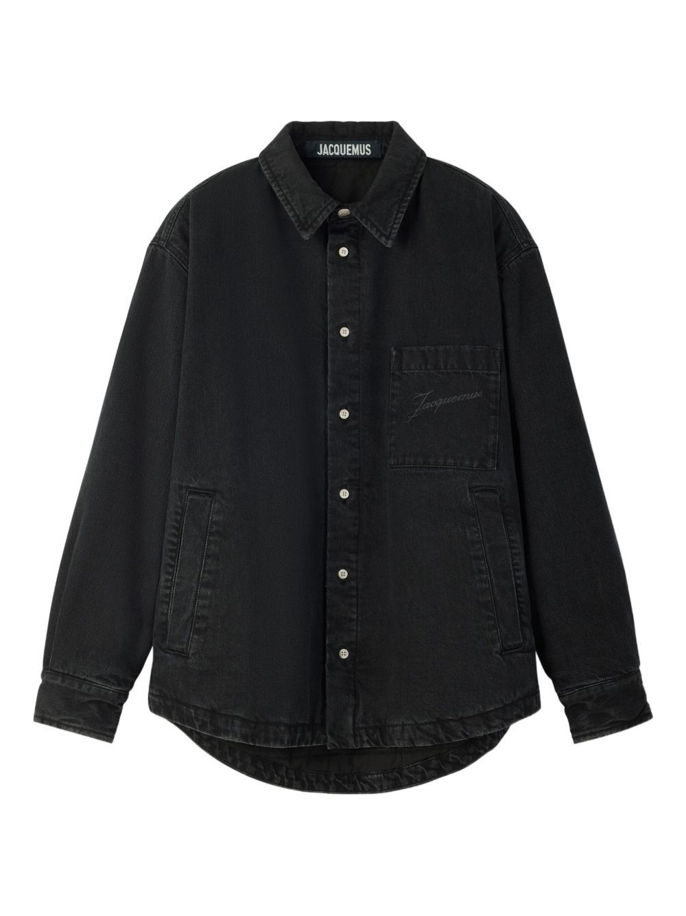 Jacquemus Men La Chemise Boulanger Shirt In Black