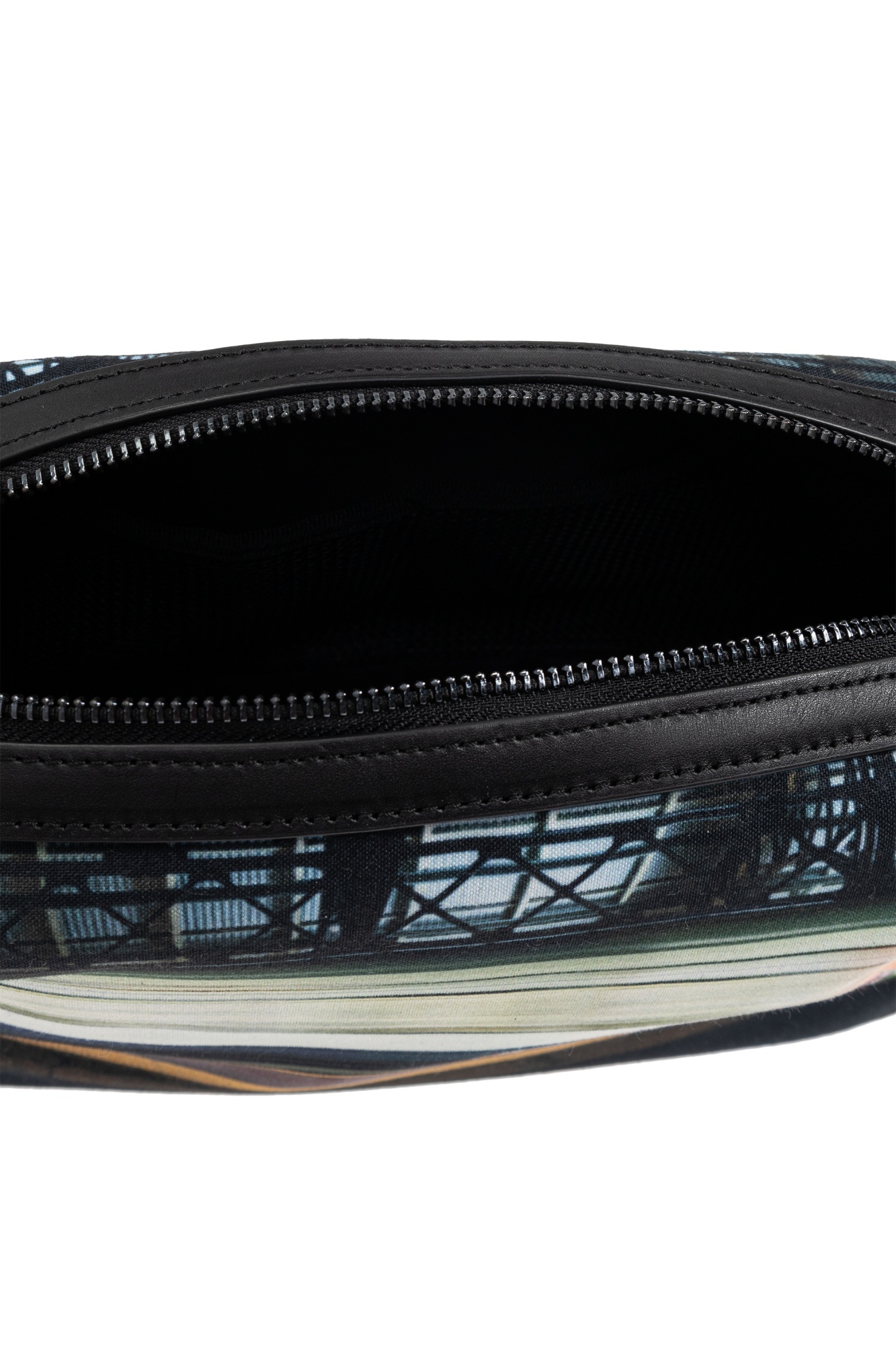 Paul Smith Road-print Wash Bag In Black