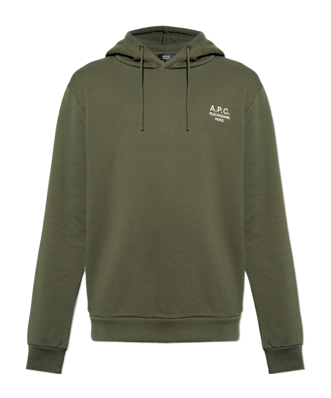 Apc Rue Madame Hoodie In Green