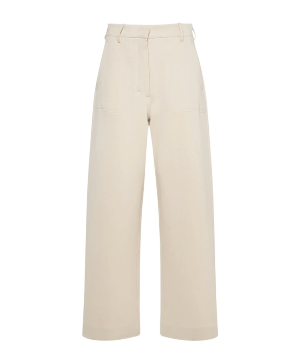 Max Mara Belt-loop Casual Pants In Nude