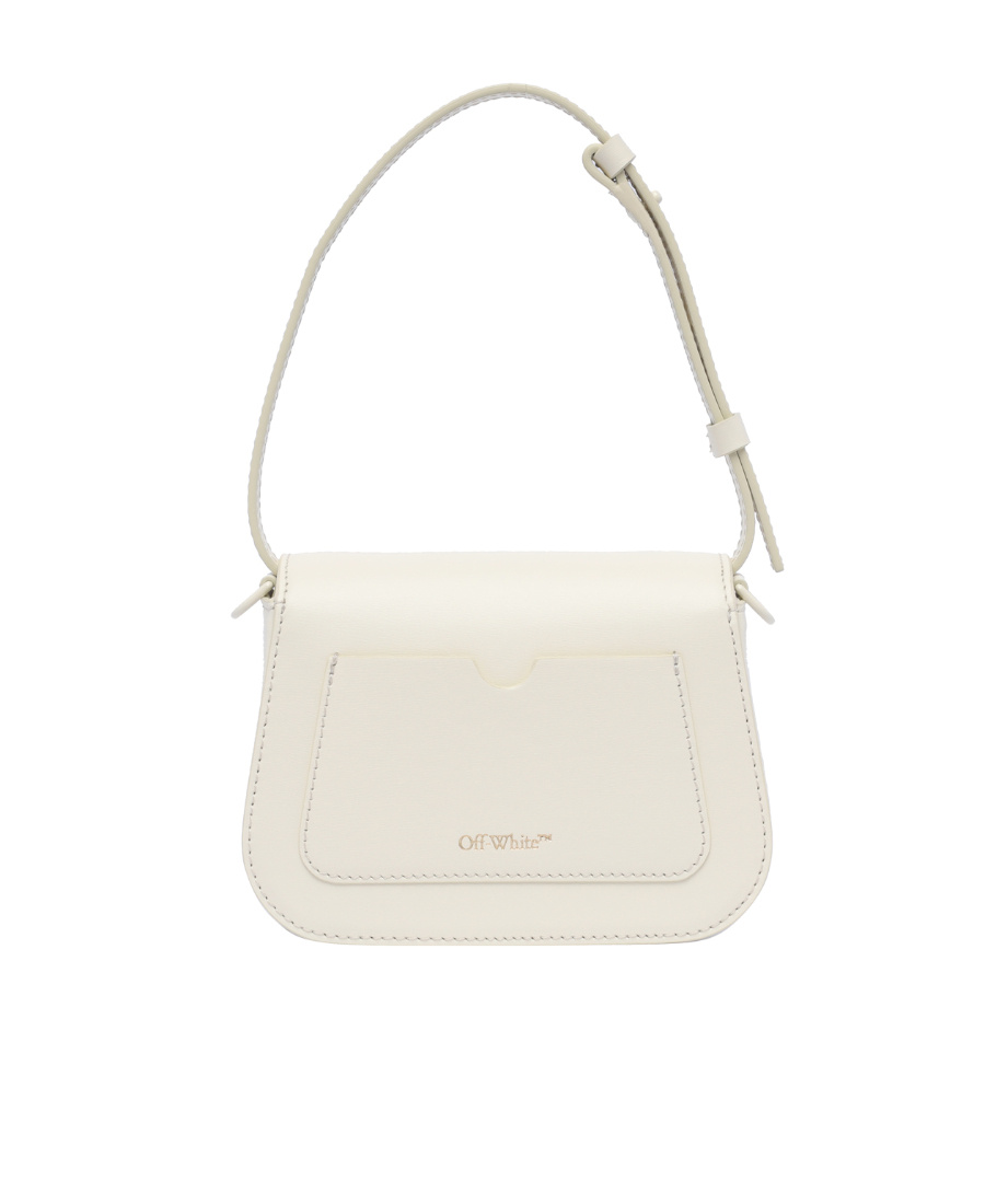 OFF-WHITE BINDER LEATHER SHOULDER BAG 