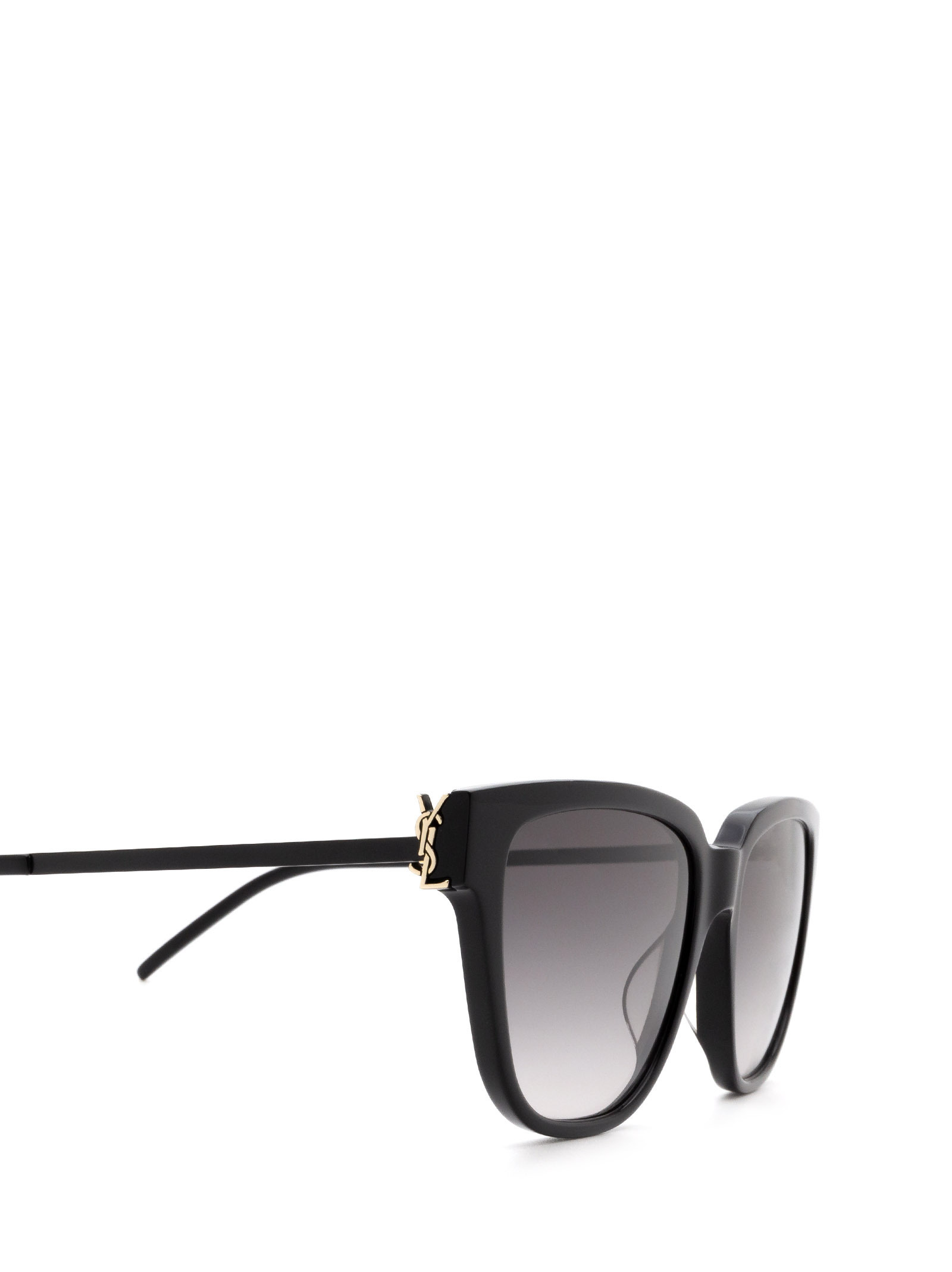Saint Laurent Square Frames Sunglasses In Gray