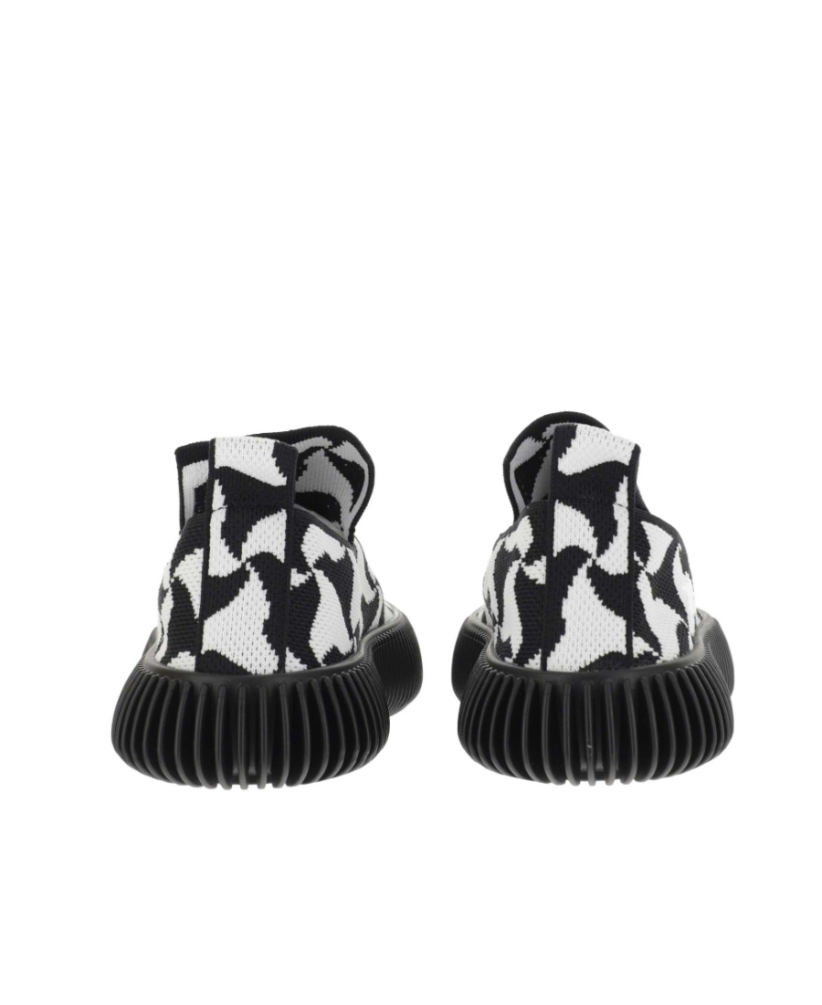 Bottega Veneta Phantom Tech Knit Slip-on Sneakers In Black