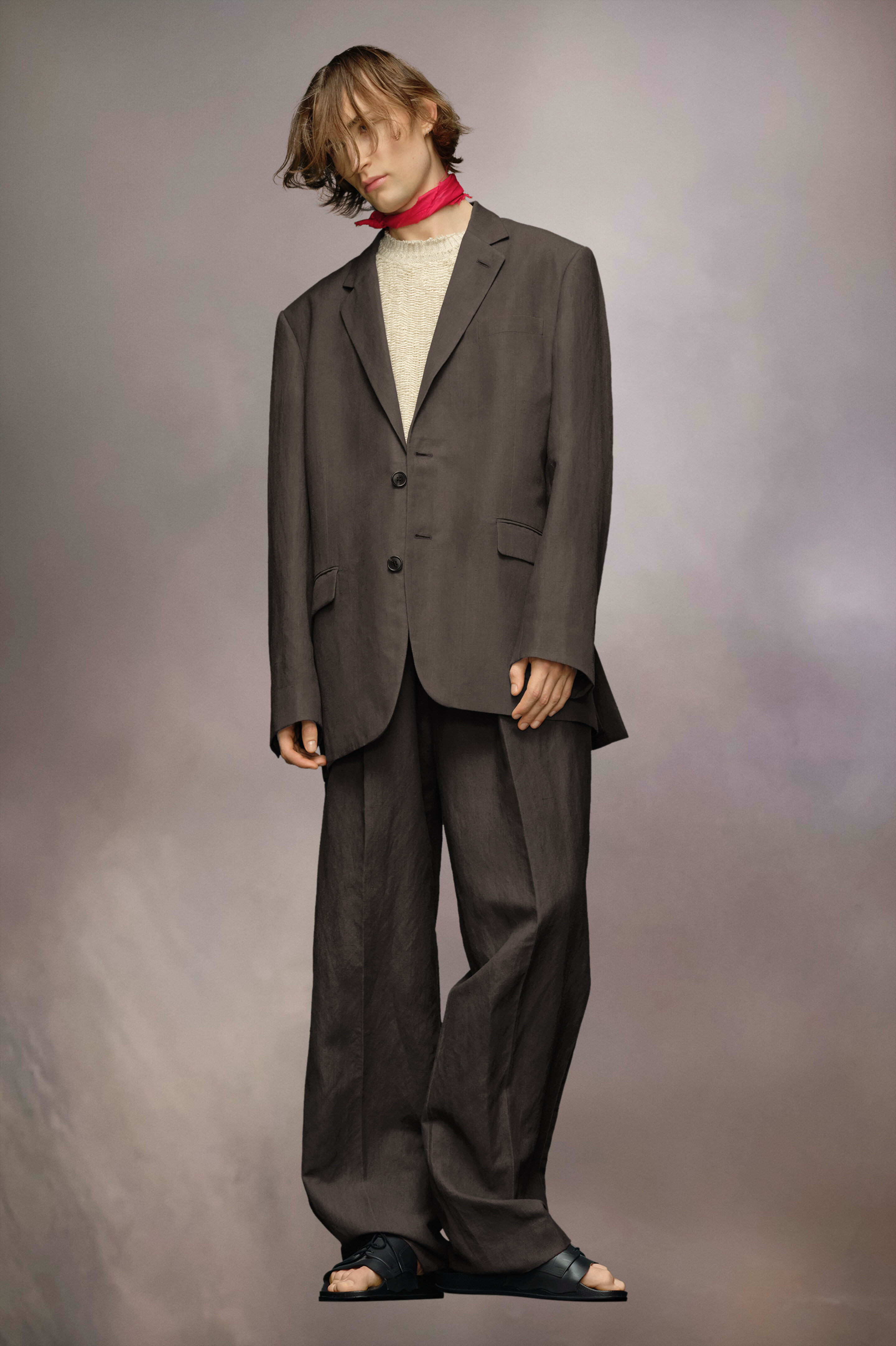MAISON MARGIELA WOOL LINEN JACKET 