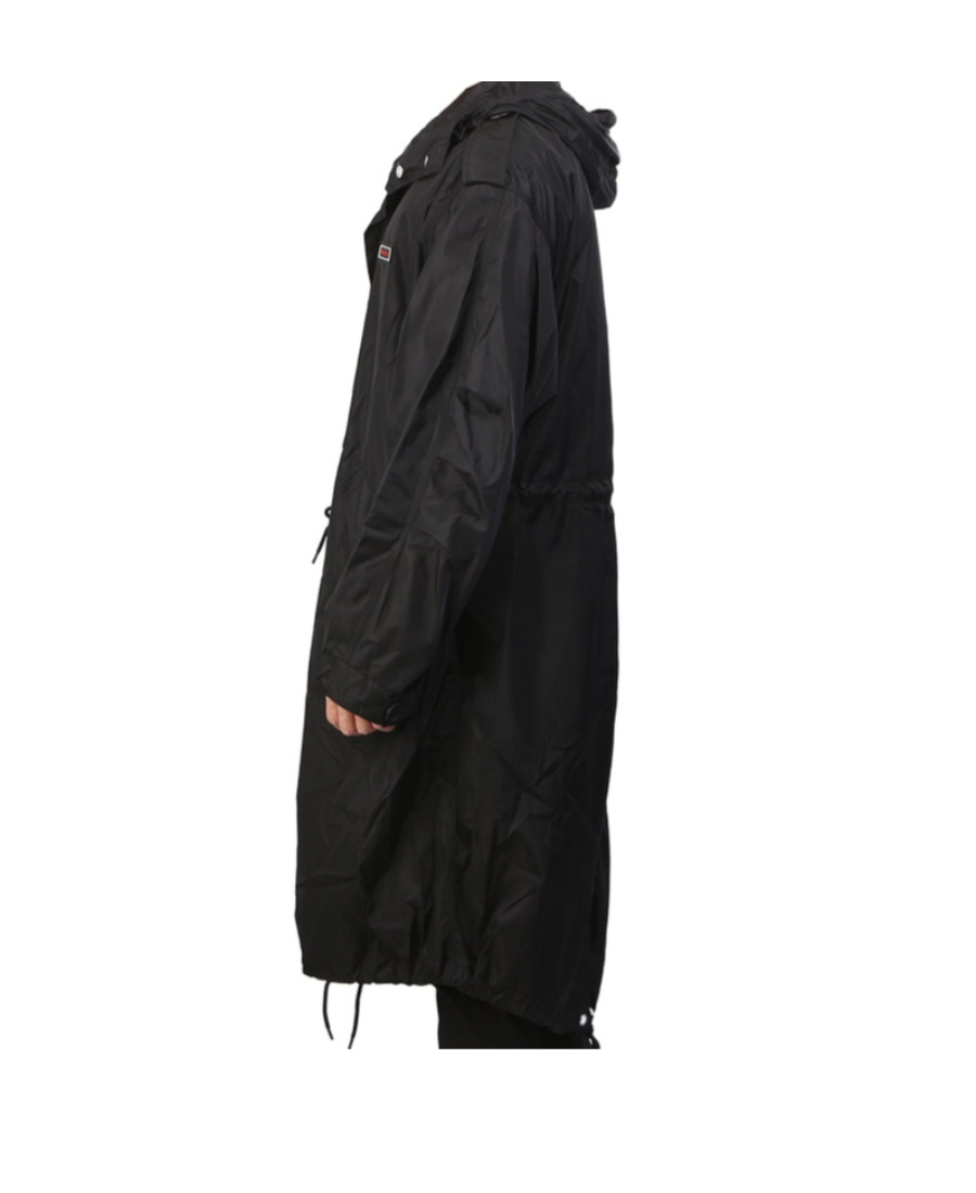 Givenchy Long Trench Coat In Black