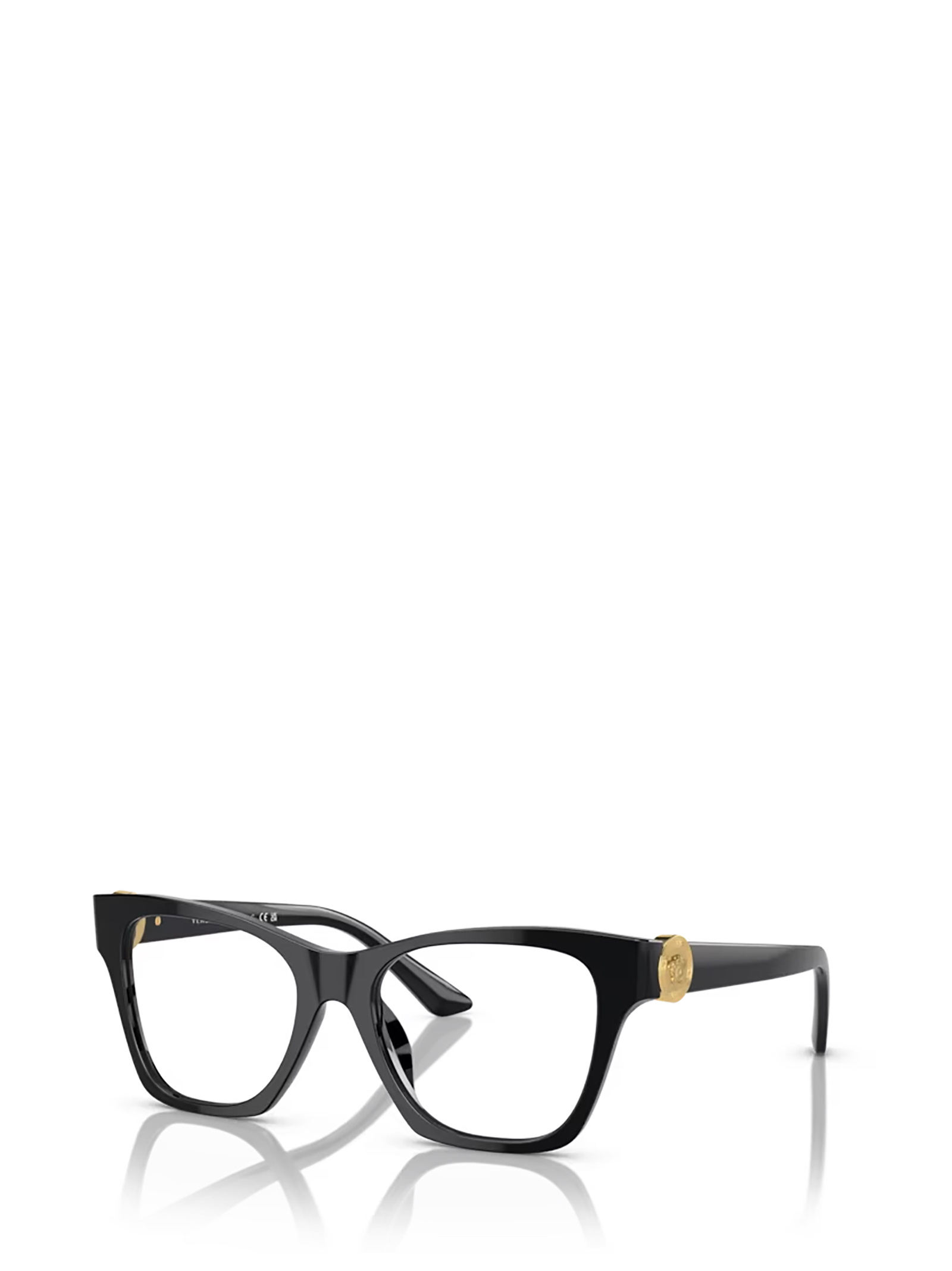 Versace Eyewear Irregular-frame Glasses In Black