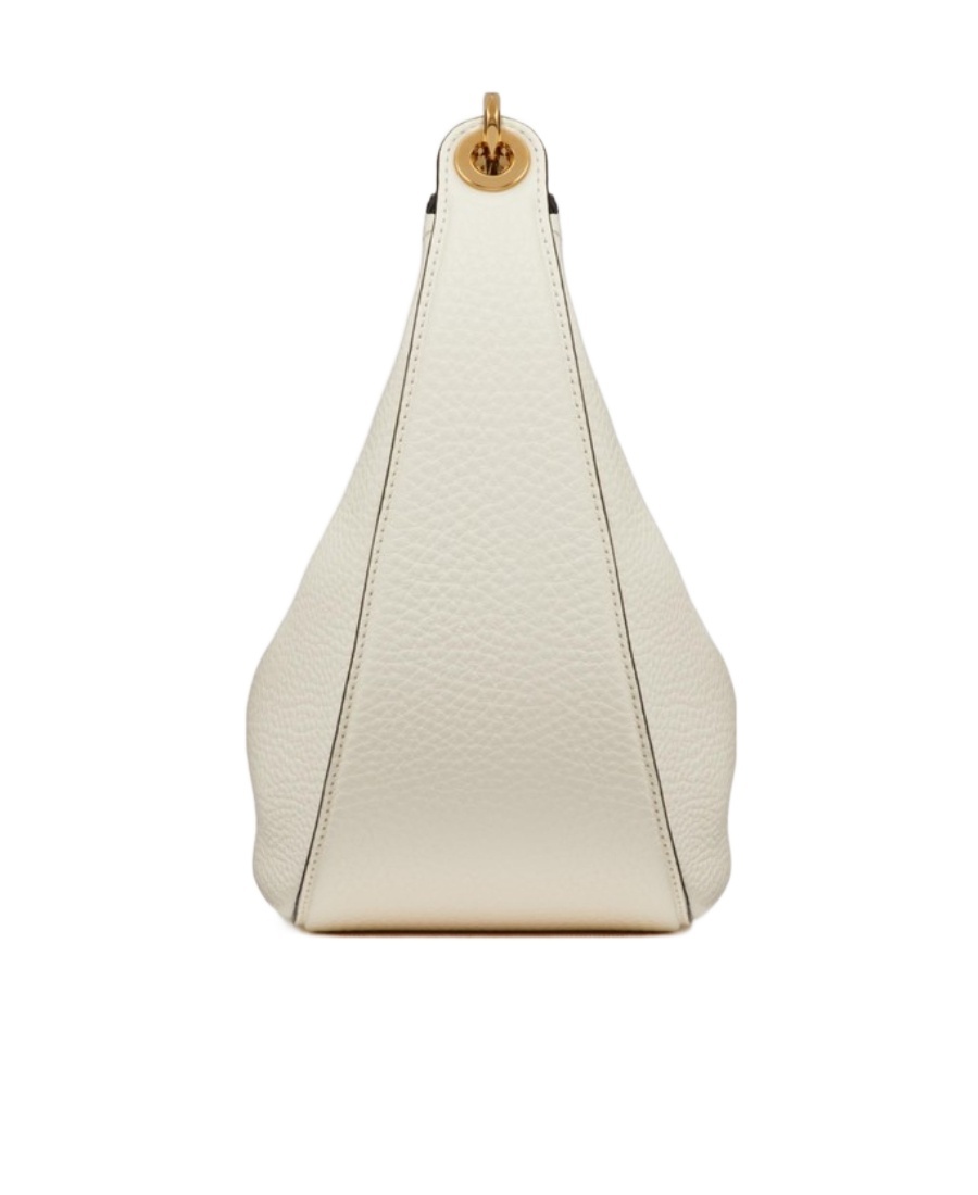 Valentino Neutral Vlogo Moon Small Shoulder Bag In White