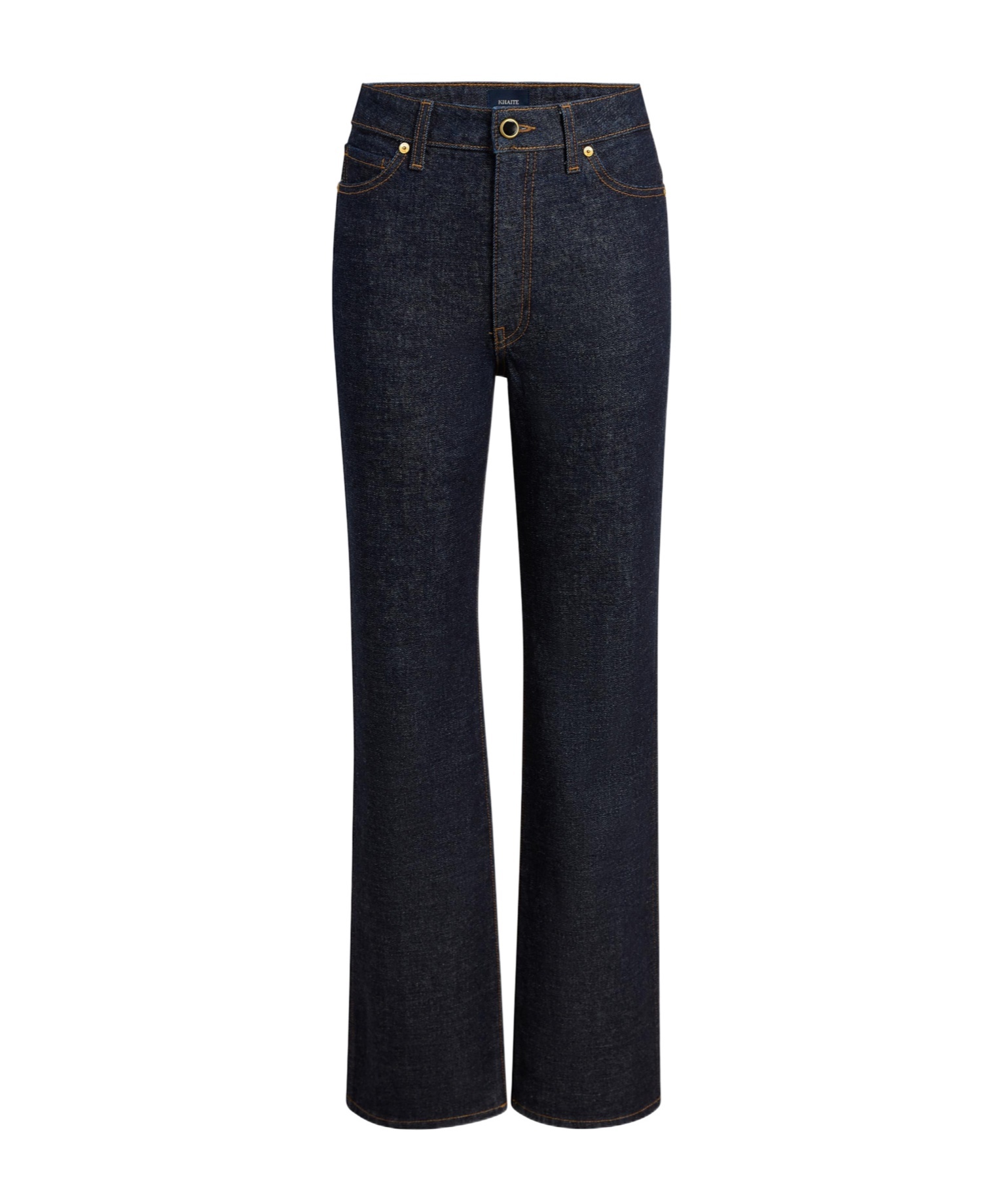 Khaite Waistband Denim Trousers In Black