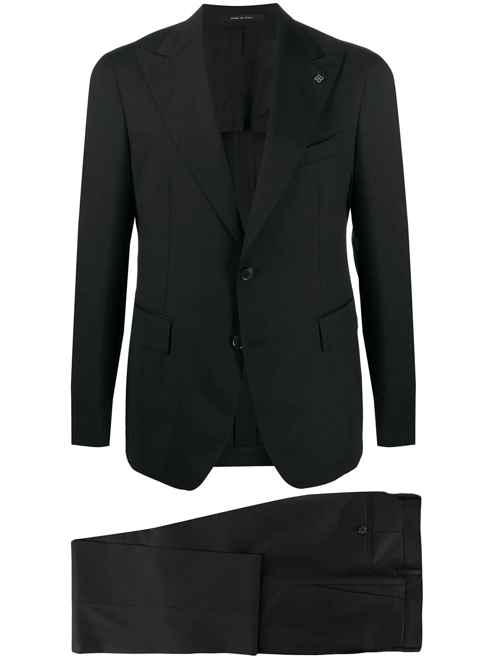 Tagliatore Two-piece Formal Suit In Black