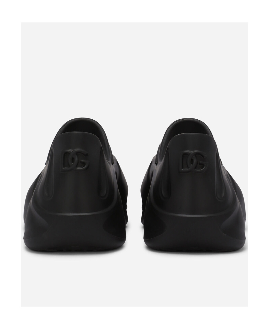 Dolce & Gabbana Dolce Gabbana Toy Round-toe Sneakers In Black