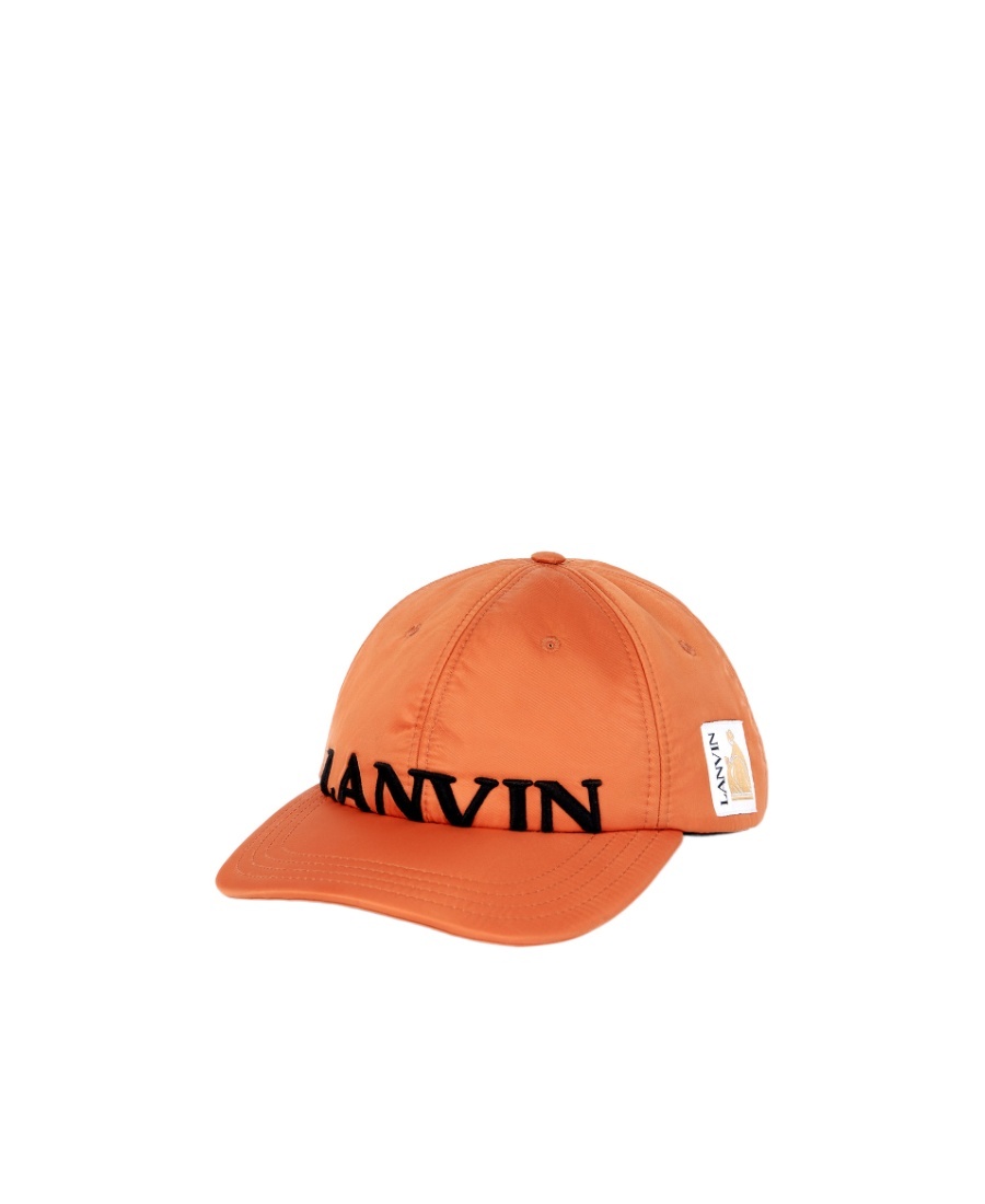 Lanvin Embroidered-logo Baseball Cap In Red
