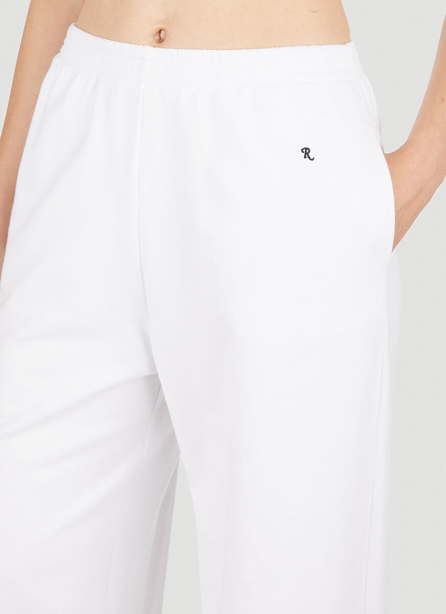 RAF SIMONS LOGO-EMBROIDERED TRACK PANTS