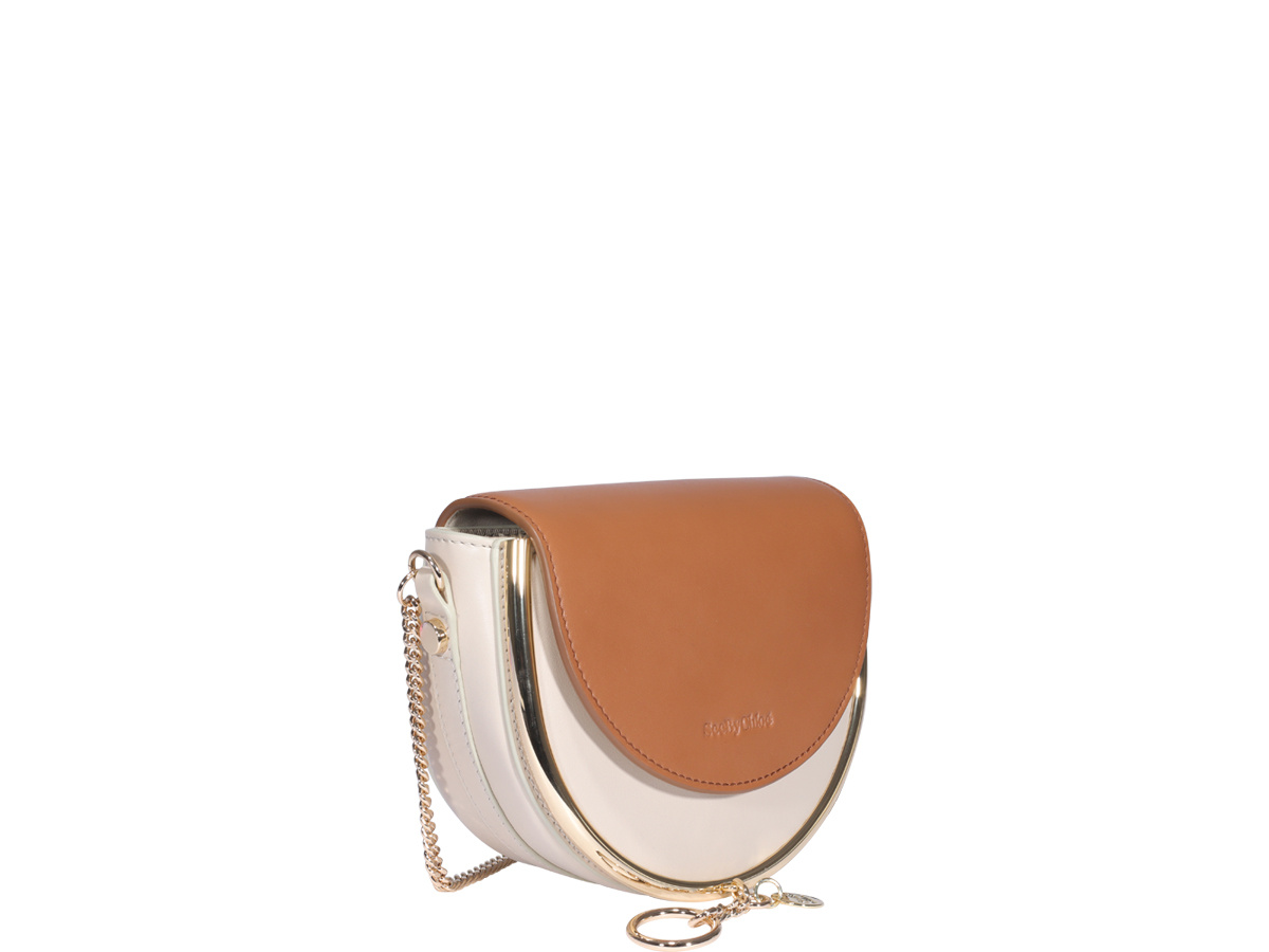 See By Chloé Logo Chain Shoulder Bag In Pink