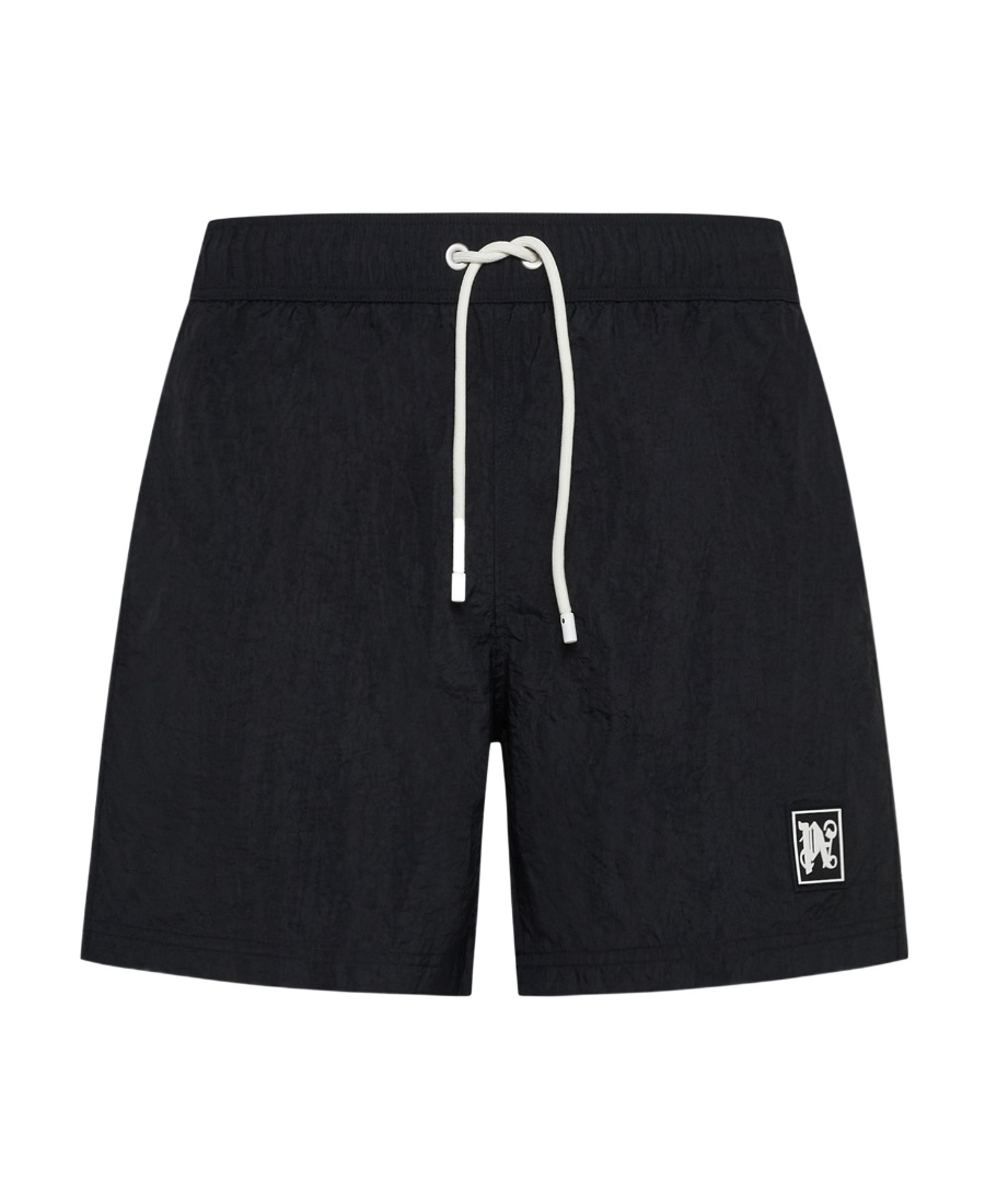 Palm Angels Swim Shorts In Black