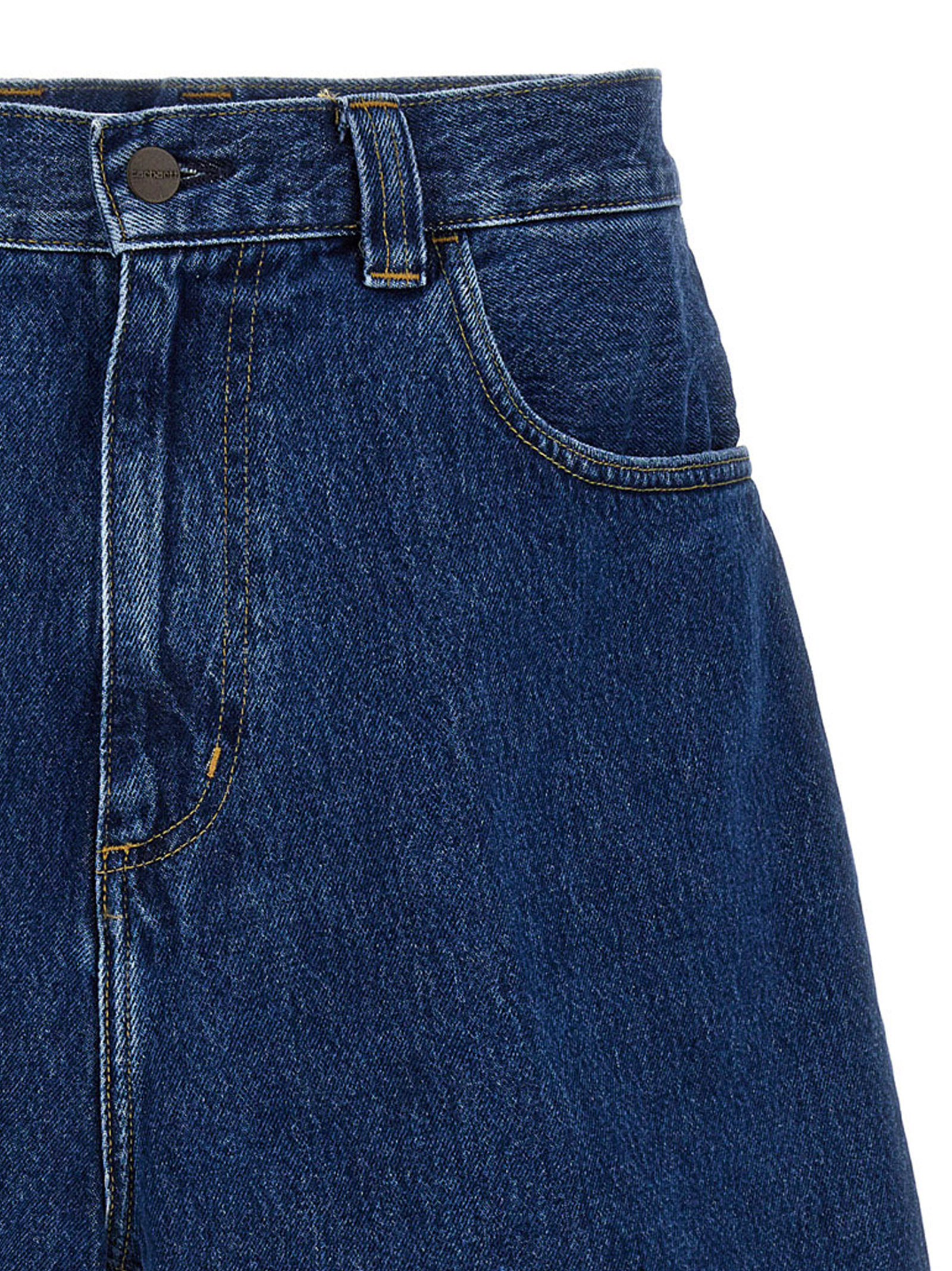 Carhartt Wip Bermuda Single Knee Smith Denim In Blue