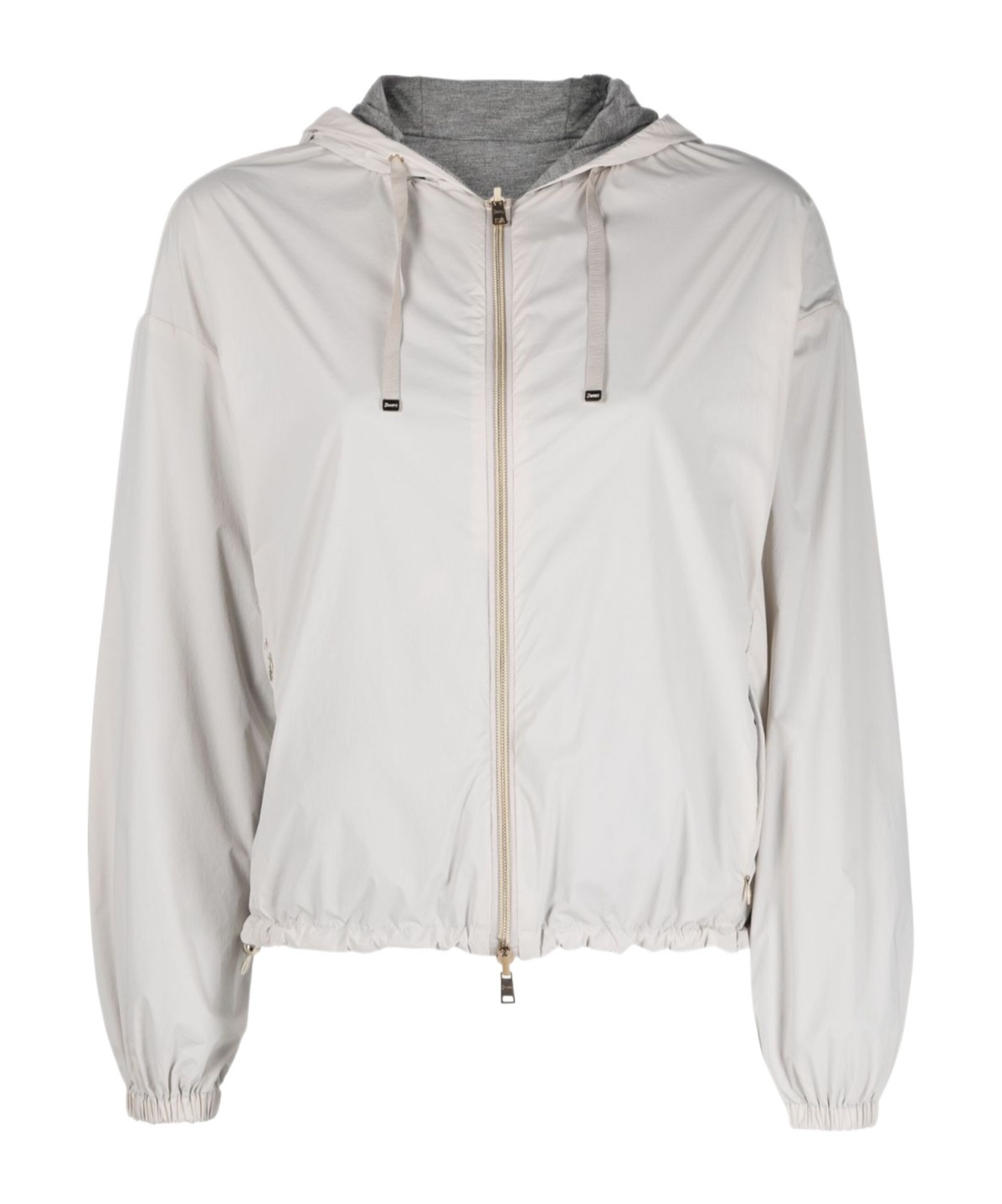 Herno Reversible Hooded Lightweight Jacket In White