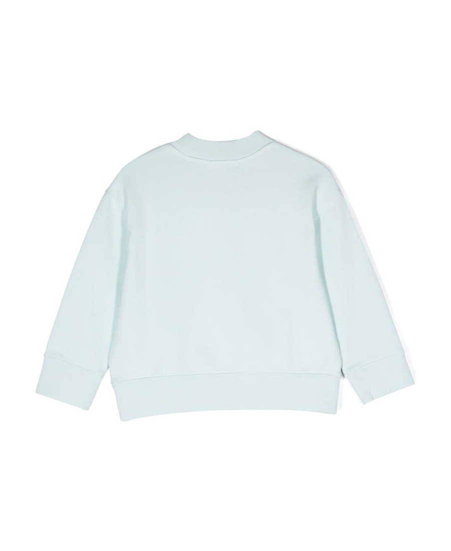 Palm Angels Logo-print Cotton Sweater In White