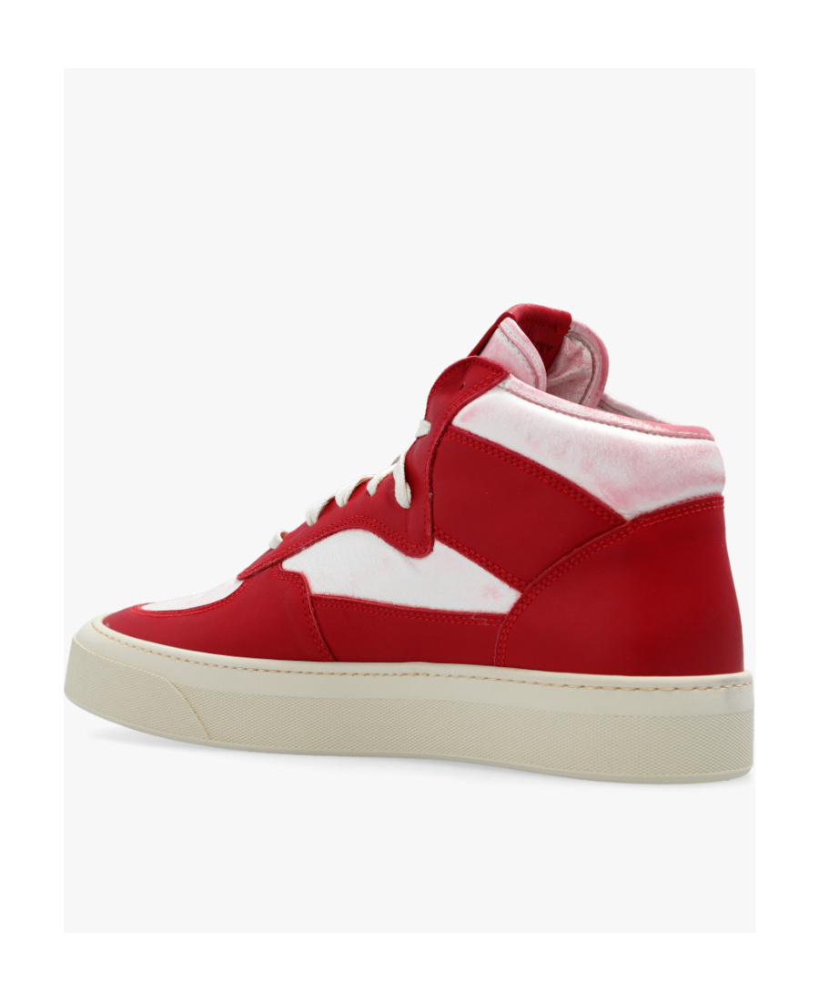 Rhude Cabriolets Hi-top Sneakers In Red