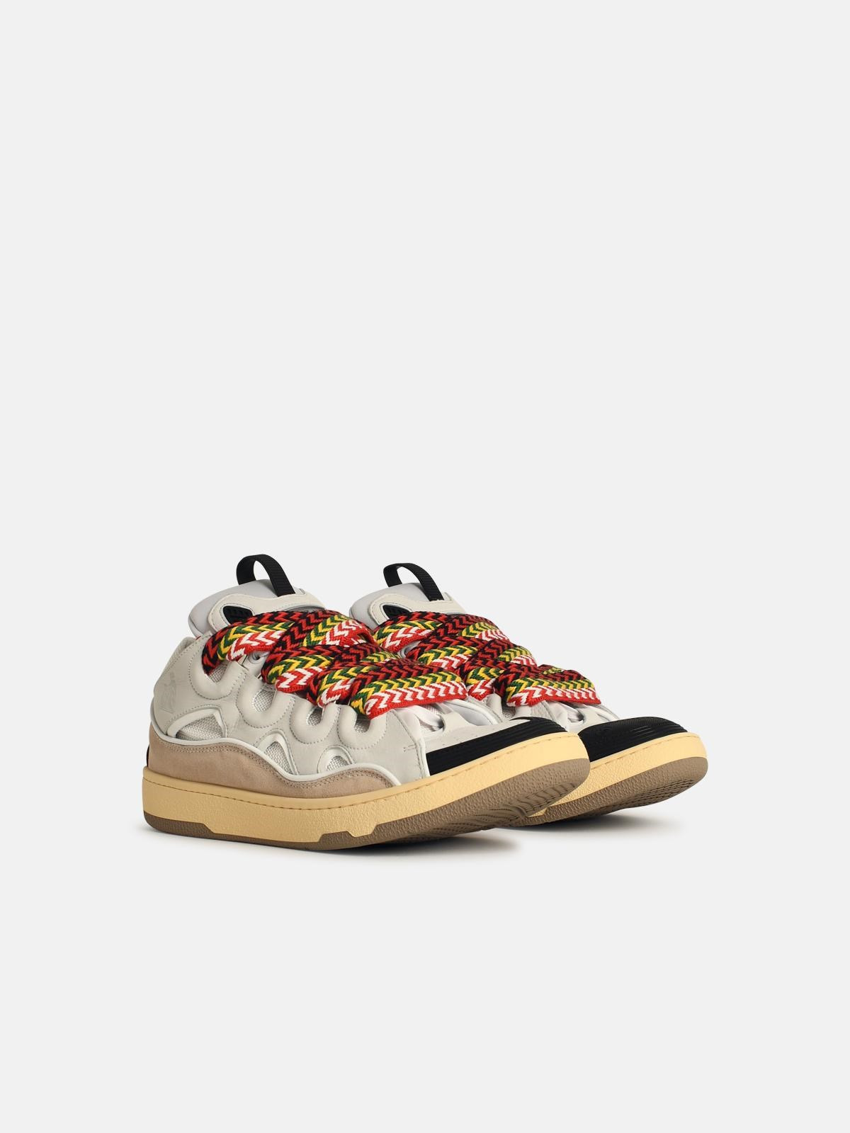 Lanvin Round Toe Sneakers In Neutral