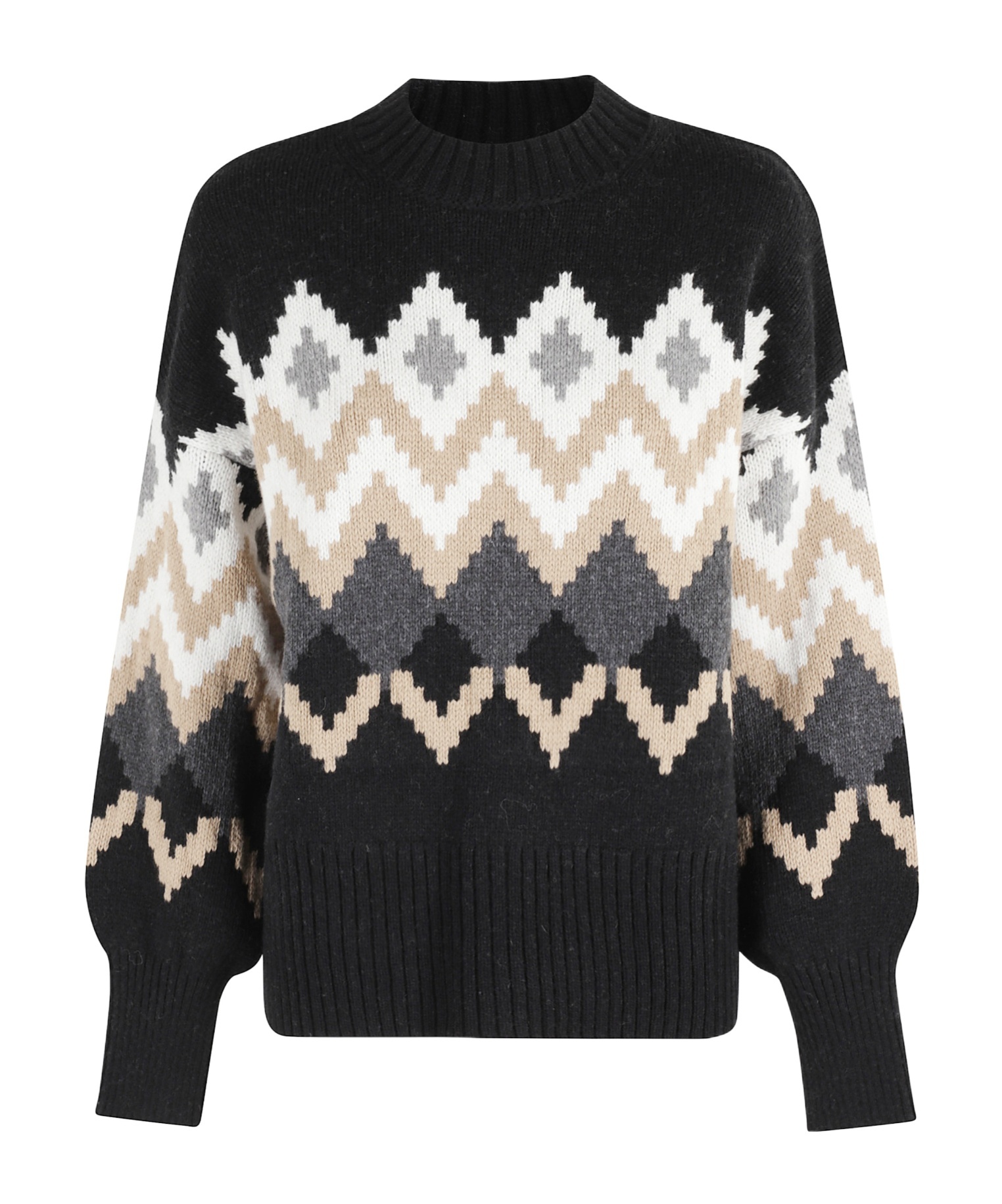 Barbour Crew Neck Sweater In Black