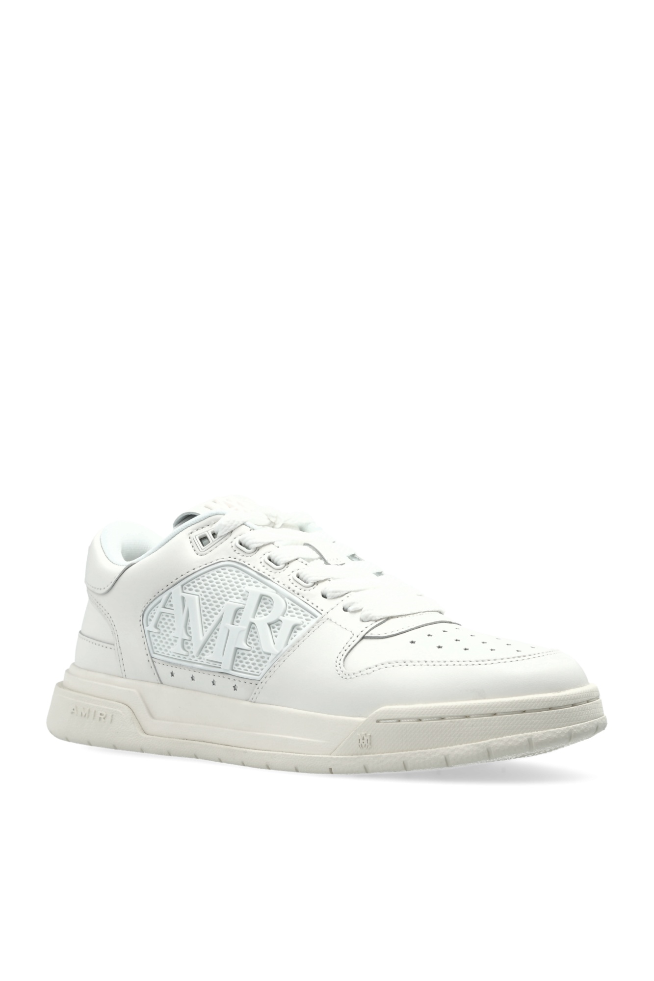 Amiri Logo-embellished Sneakers In White