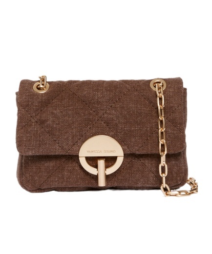 Vanessa Bruno Flap Shoulder Bag In Brown