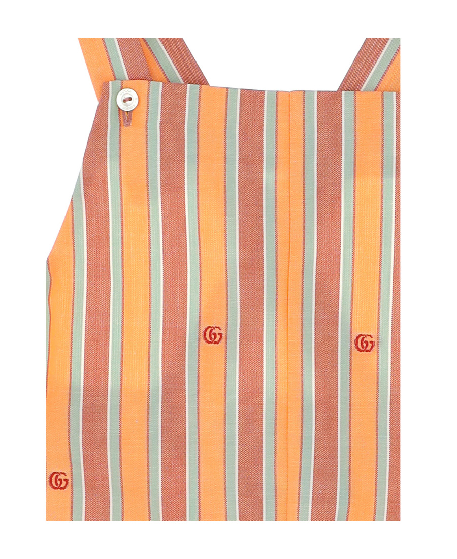 GUCCI GUCCI KIDS STRIPED SLEEVELESS JUMPSUIT