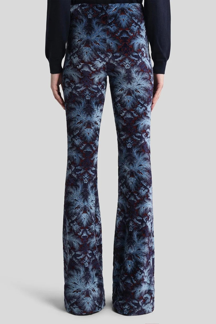 Etro Slim Flared Pants In Multi