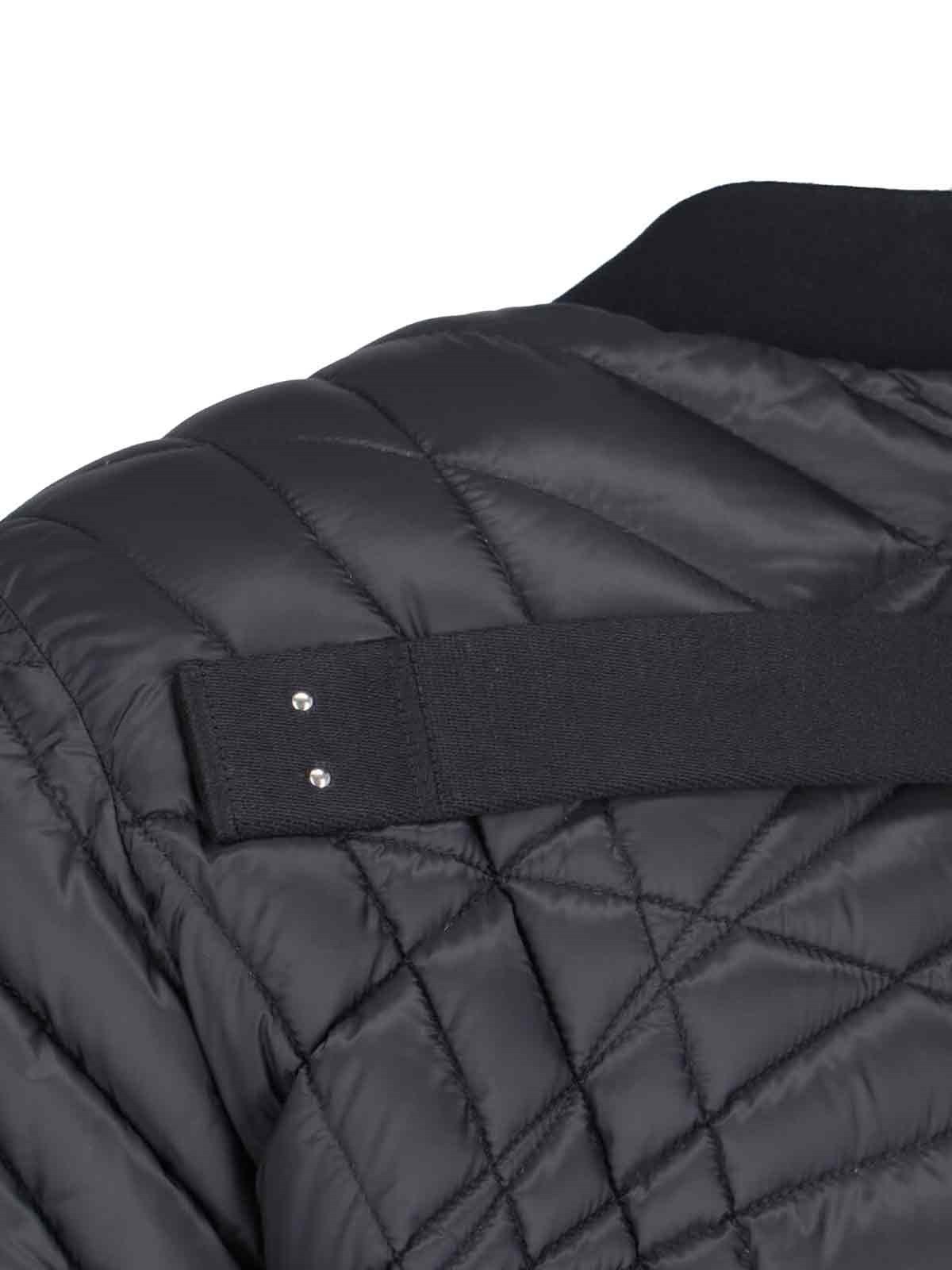 Moncler X Rick Owens Men Megapenta Flight Down Jacket In Black