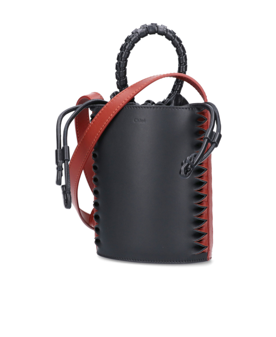 Chloé Matching Color Mini Shoulder Bag In Black